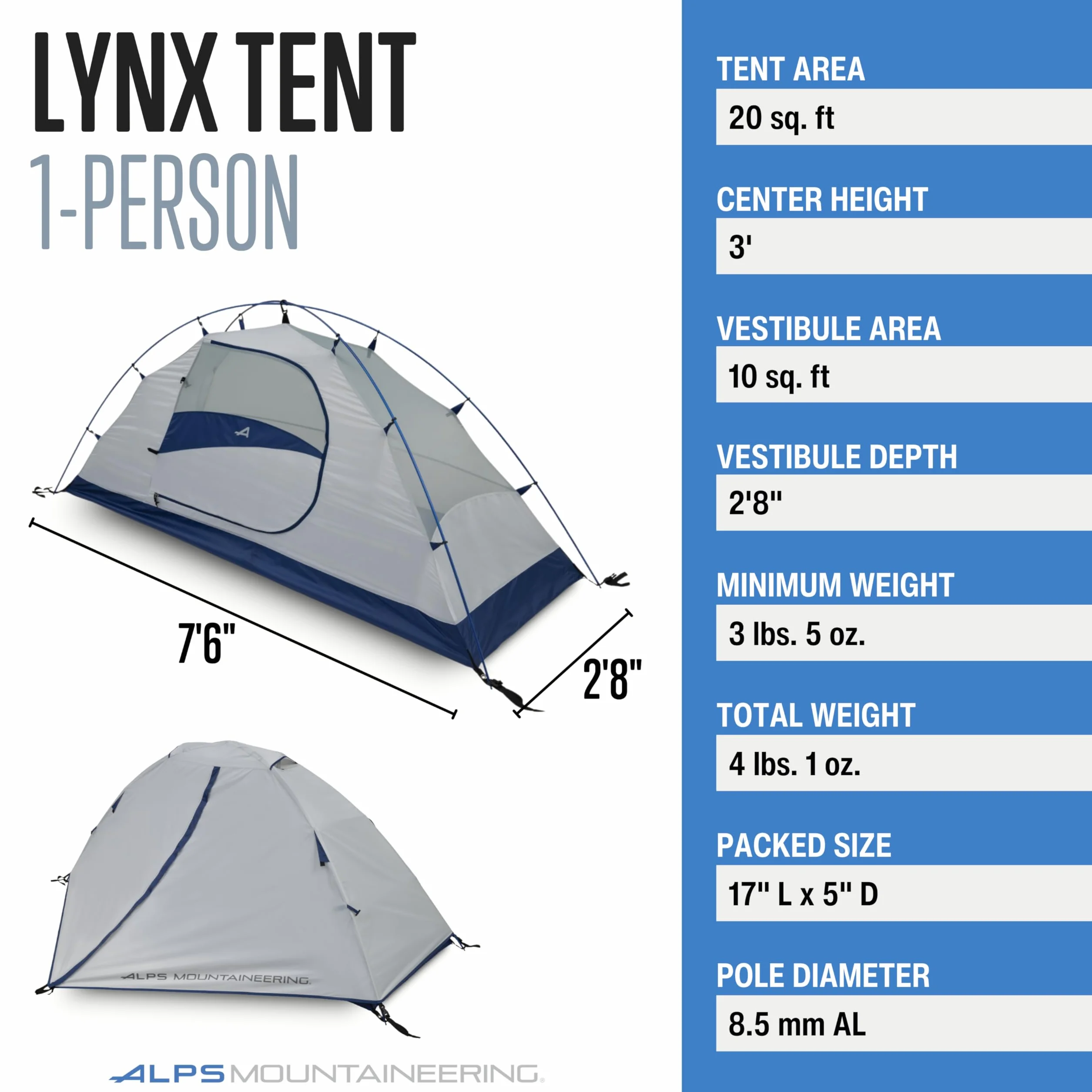 Backpacking-Tents Lynx 1
