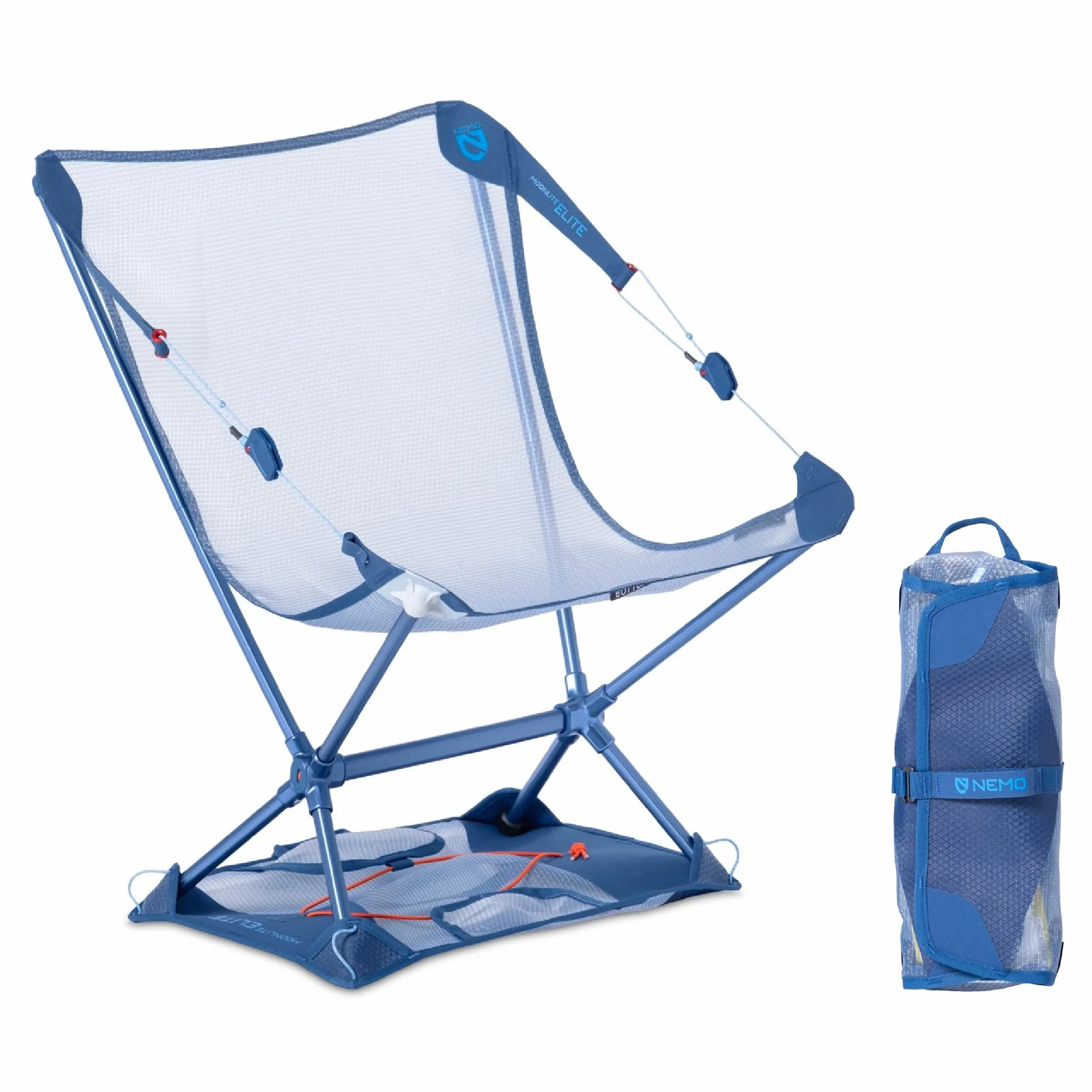 Moonlite Elite Reclining Backpacking Chair - Lake | Ultralight, Packable, Comfortable, Platform Accessory
