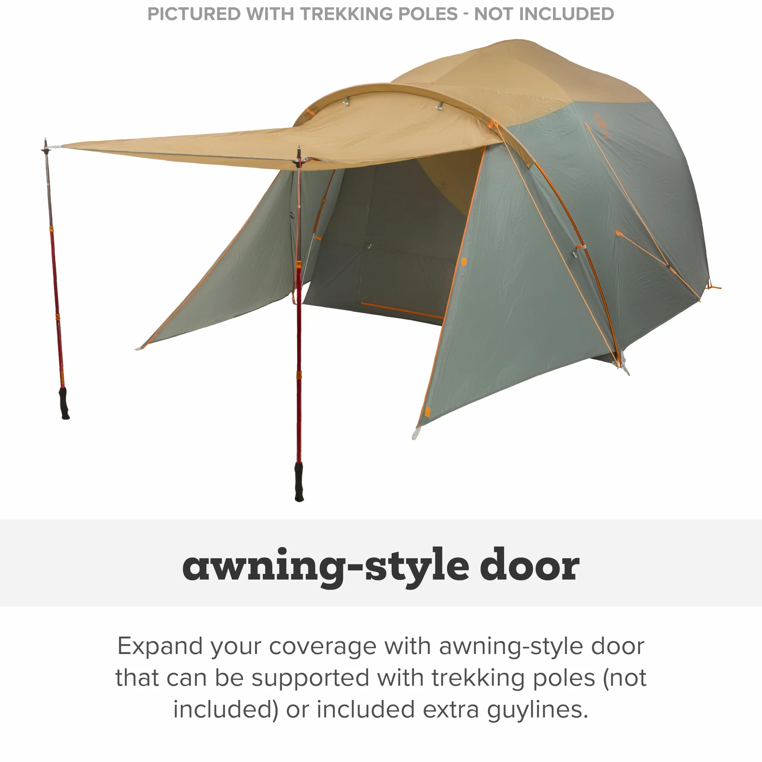 Bunk House - Large 3-Season Family Tent | Spacious 3-season tent with waterproof protection, quick setup, mesh ceiling and oversized vestibule