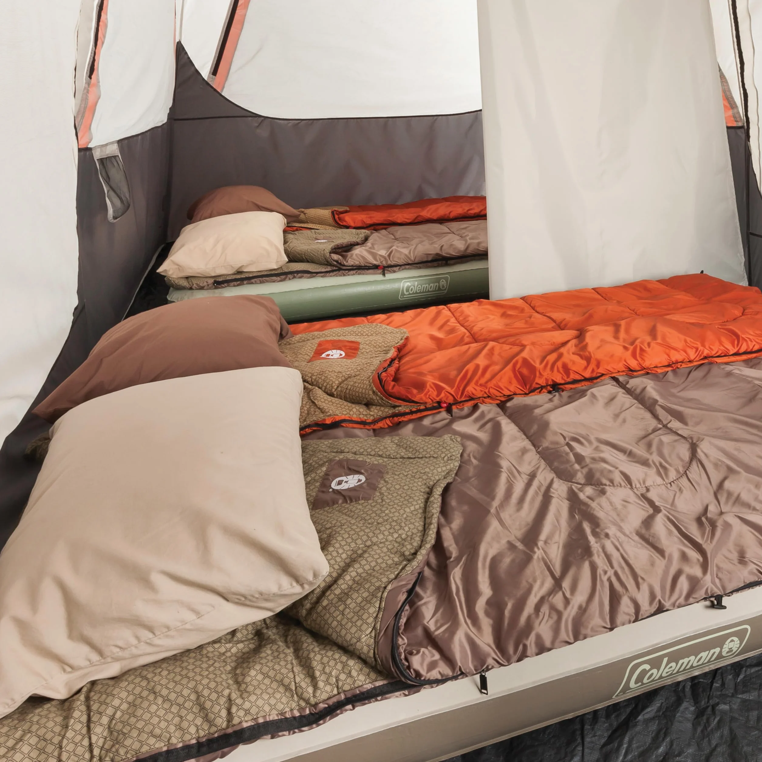 WeatherMaster Camping Tent with Screened Porch, Weatherproof Tent with Screen Room, Rainfly & Carry Bag Included, Made Without PFAS Chemicals