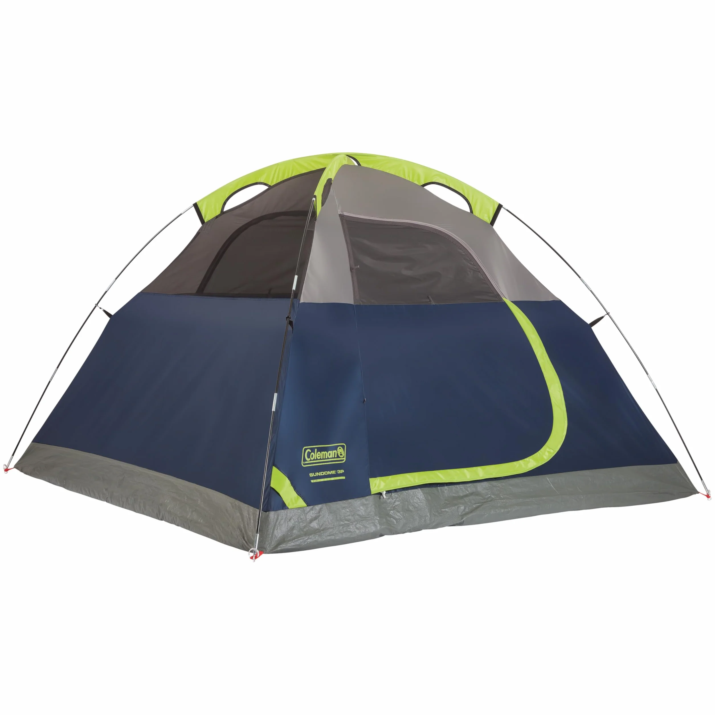 Sundome Camping Tent with Rainfly, 2/3/4/6 Person Tent Sets Up in 10 Mins, Weatherproof Shelter for Camping, Festivals, Backyard, Sleepovers, & More