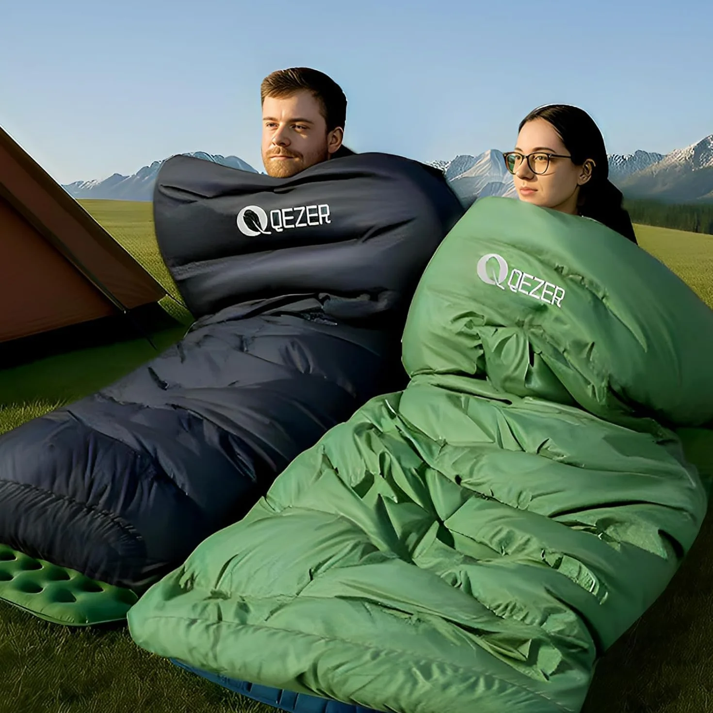 XL Down Sleeping Bag for Adults, 600 Fill Power Backpacking | XL Size, 600 Fill Power Down, Roomier Adult Fit, Ultralight Carry, Backpacking Camping Hiking, All Seasons Use