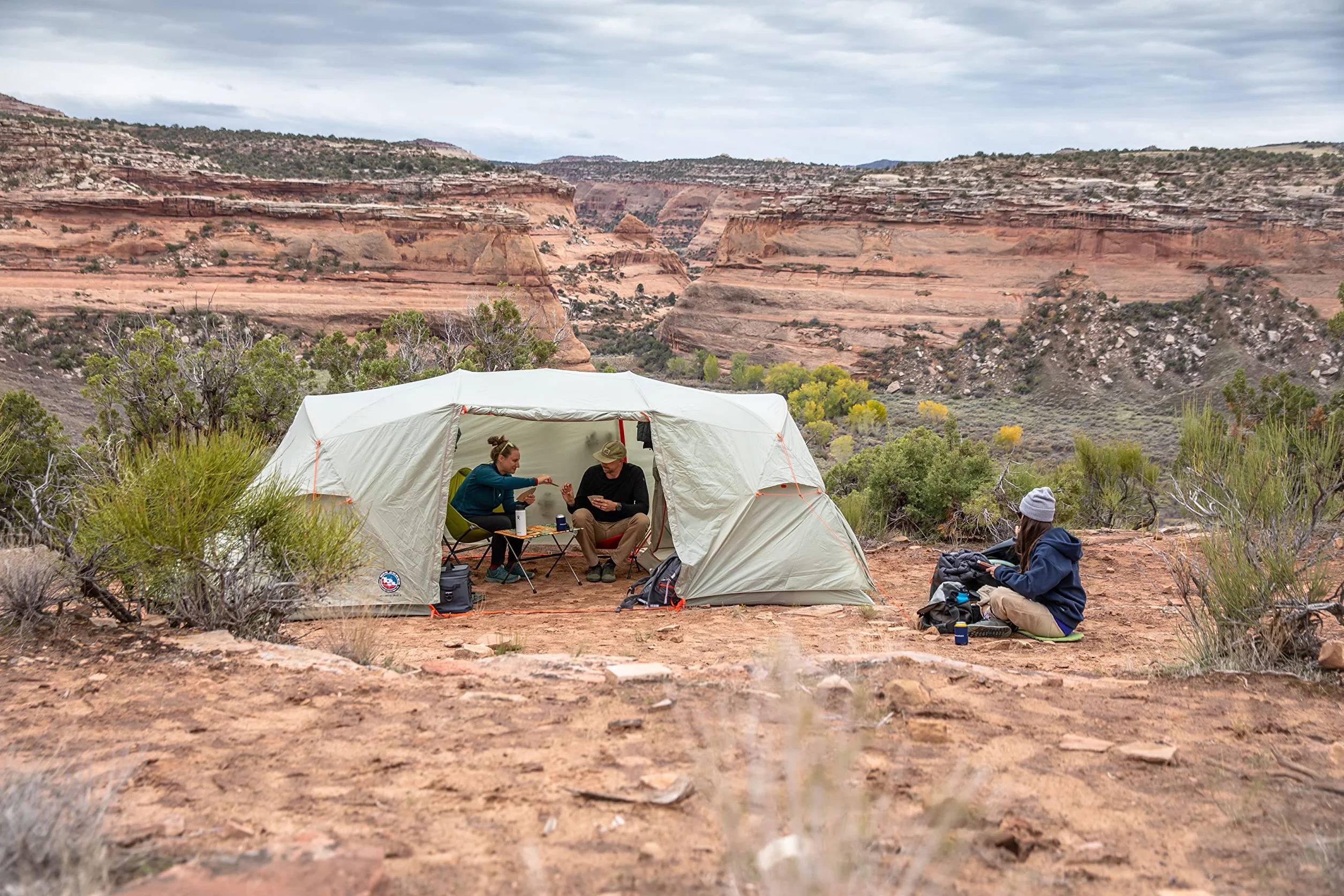 Wyoming Trail 4 Tent: 4-Person 3-Season, Olive, One Size