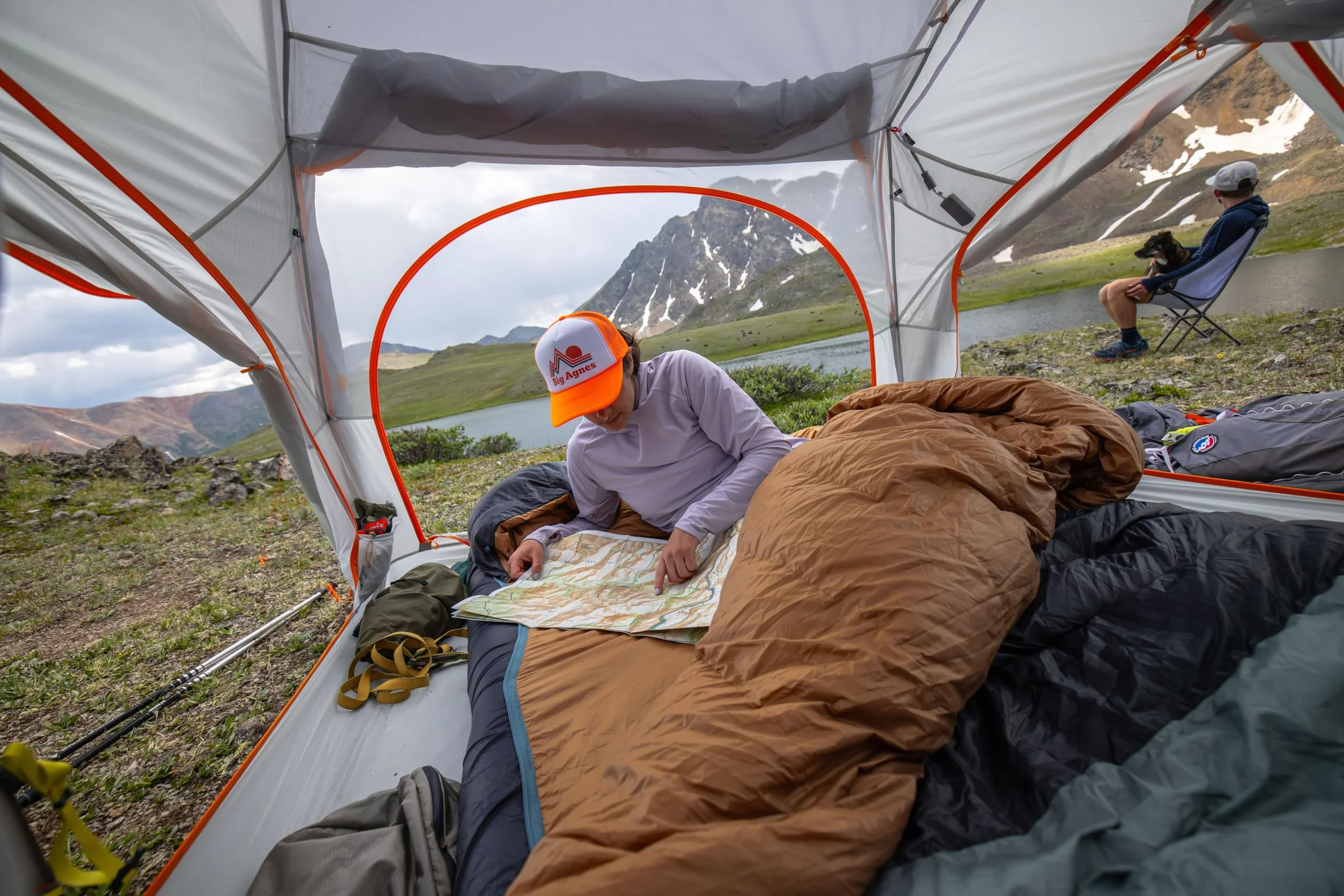 King Solomon - Doublewide Sleeping Bag | 2-person DownTek bag with PadLock attachment, dual-side entry, and a zip-off quilt