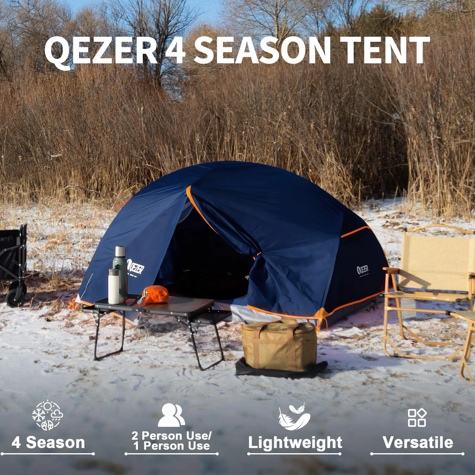 Ultralight Backpacking Tent, Waterproof Camping Tent for Hiking | Ultralight Backpacking Design, Waterproof PU3000mm Fly, PU5000mm Floor, Spacious Interior, 7001 Aluminum Poles, Easy Setup