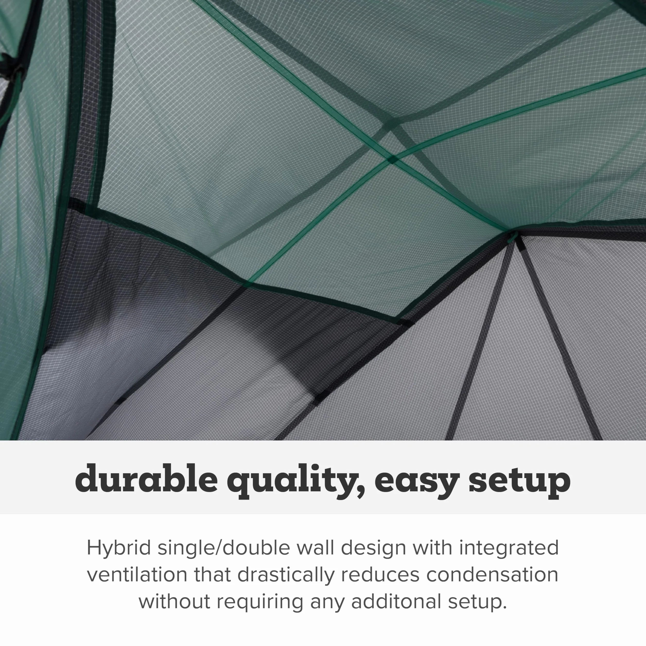 Pitchpine VST - Backpacking Tent, 1.5 Person | Ultralight waterproof 3-season design with recycled polyester fabric and extra space for gear or a dog