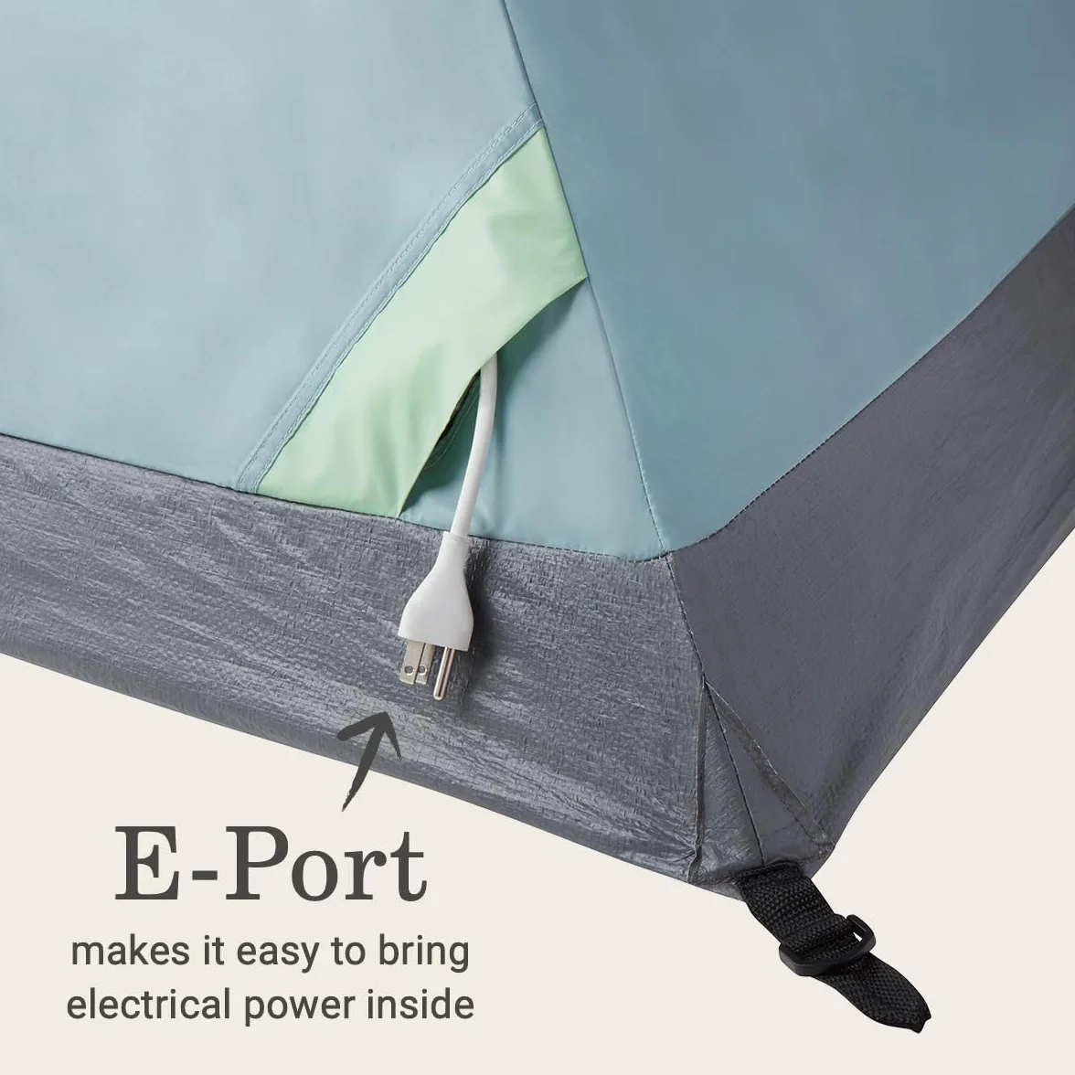 Skydome Tent with LED Lights & 5-Minute Setup, Weatherproof 4-Person Tent with Overhead Lighting, Made of PFAS-Free Materials