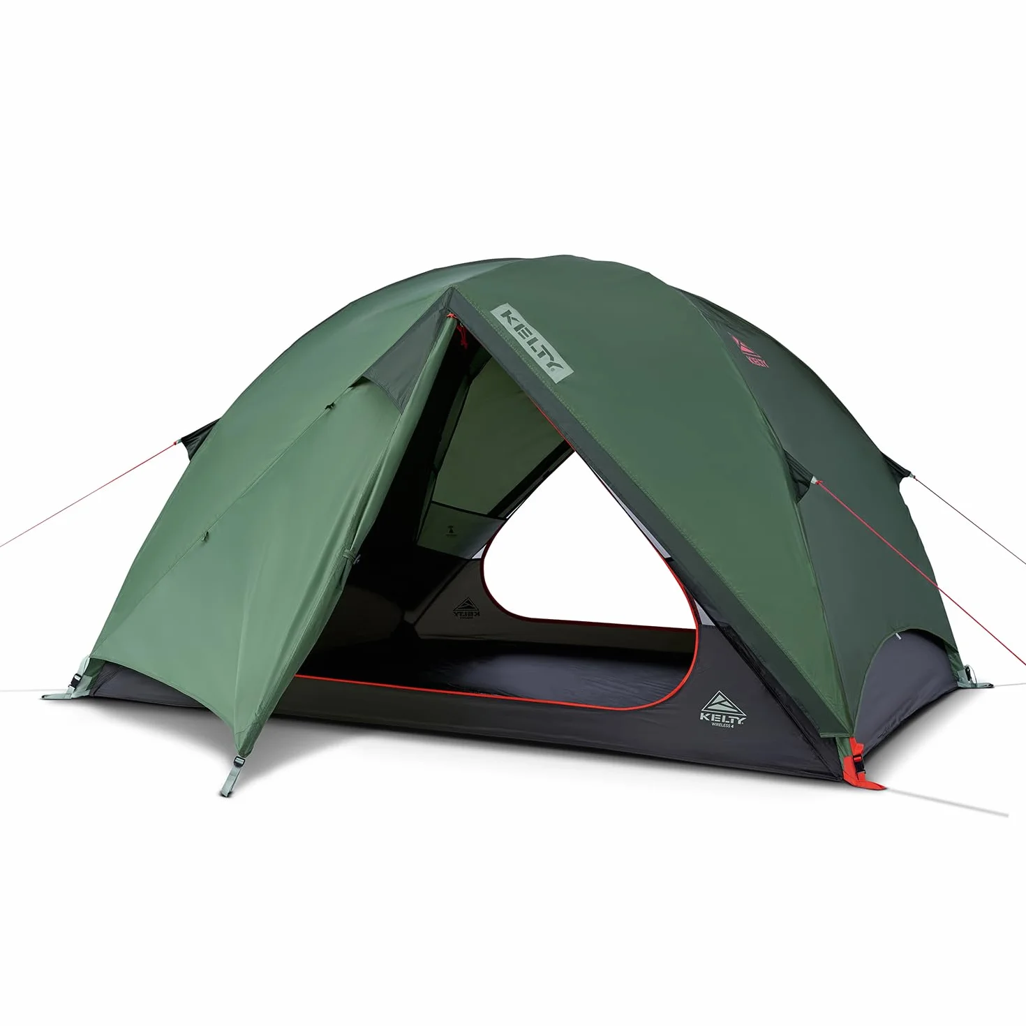 Wireless Freestanding Camping Tent, 2 4 or 6 Person Size, Huge Interior and Peak Height, Intuitive + Easy to Pitch, Color Coded Setup