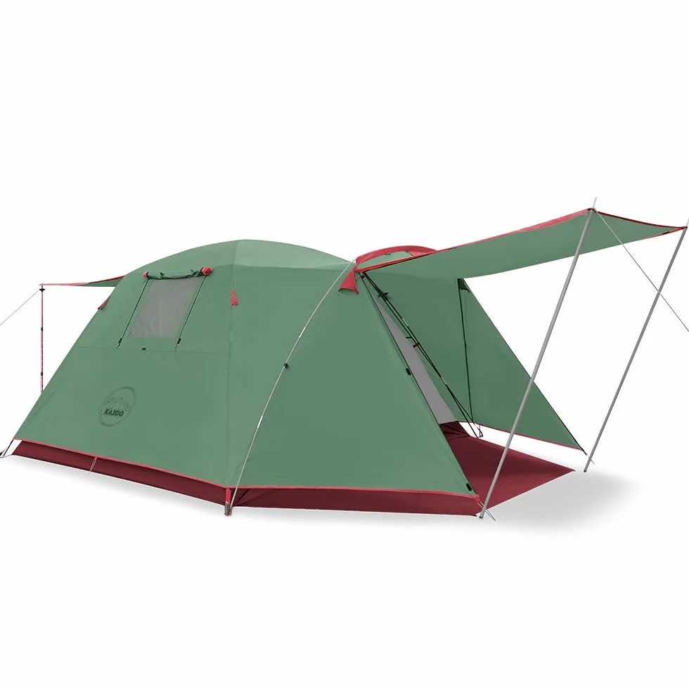 2／4 Person Camping Tent Outdoor Waterproof Family Large Tents 2/4 People Easy Setup Tent with Porch Double Layer | Outdoor