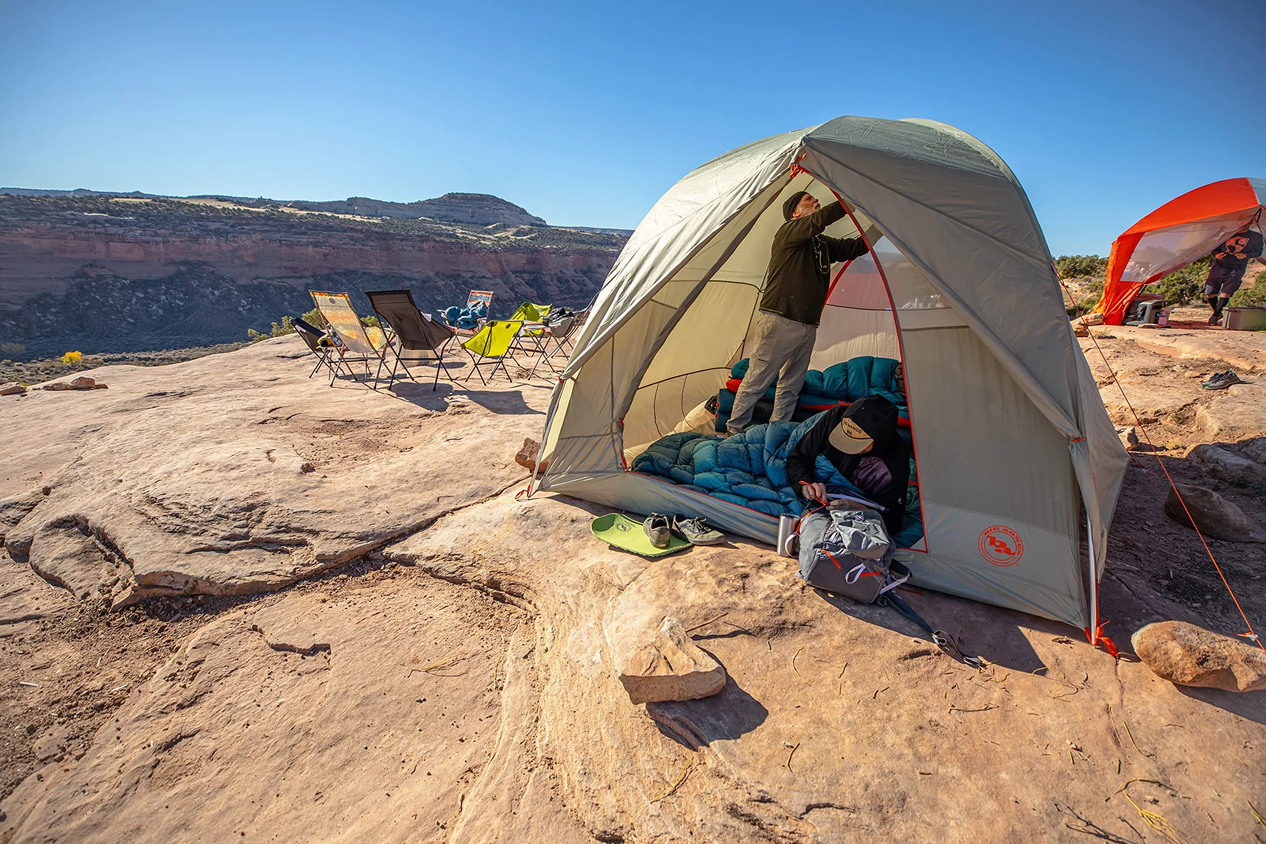 Spicer Peak Tent: 6-Person 3-Season, Olive, One Size | 3-Season