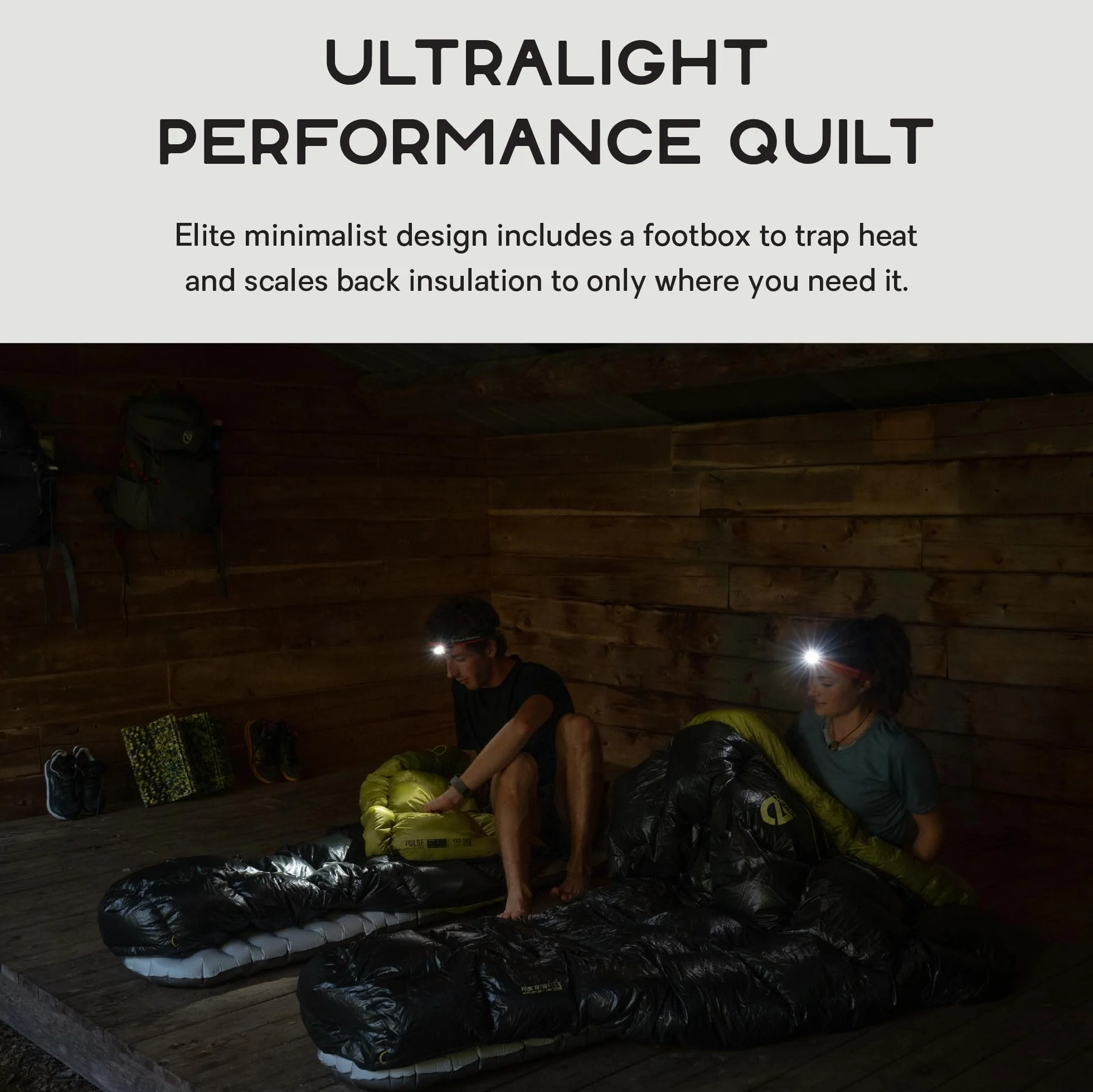 Pulse Backpacking Quilt | Ultralight, Packable, Down, Footbox, Endless Promise, Fully Recyclable