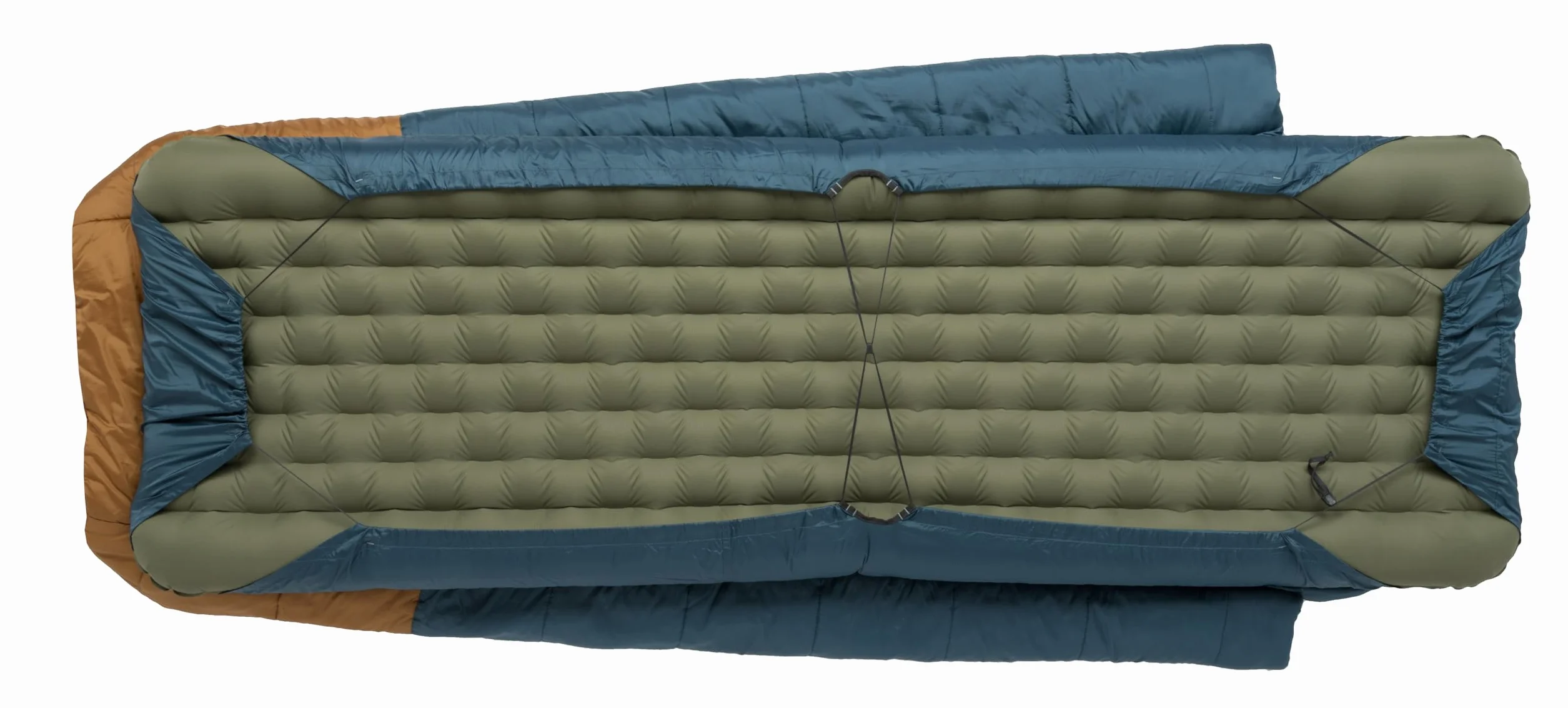 Echo Park - Camping Sleeping Bag | Extra-roomy design with Padlok system, Pillow Barn, draft collar and synthetic insulation for camping comfort