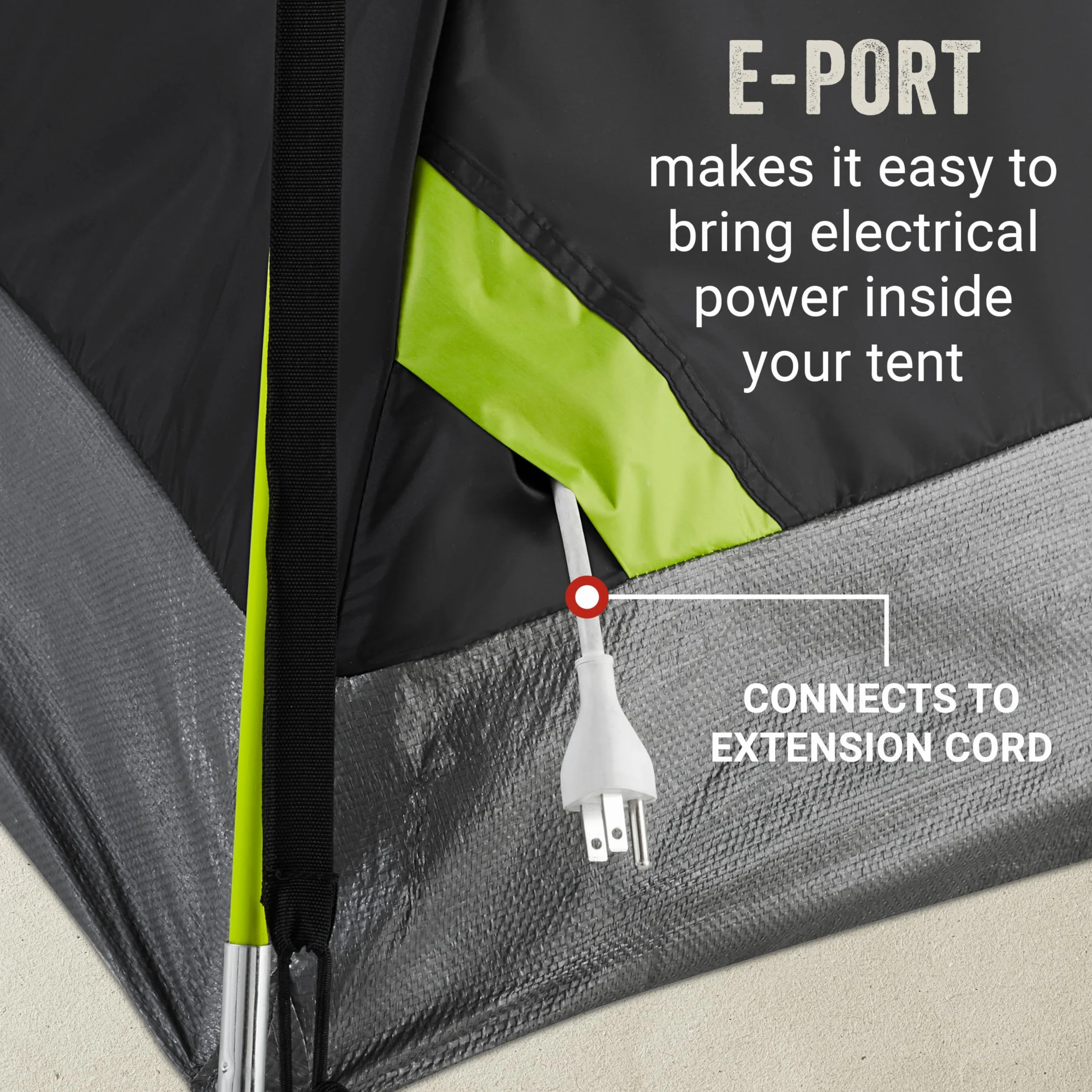 Sundome Dark Room 4/6 Person Tent, Blocks 90% of Sunlight to Keep Inside Cool, Weatherproof Tent with Rainfly Sets Up in Minutes