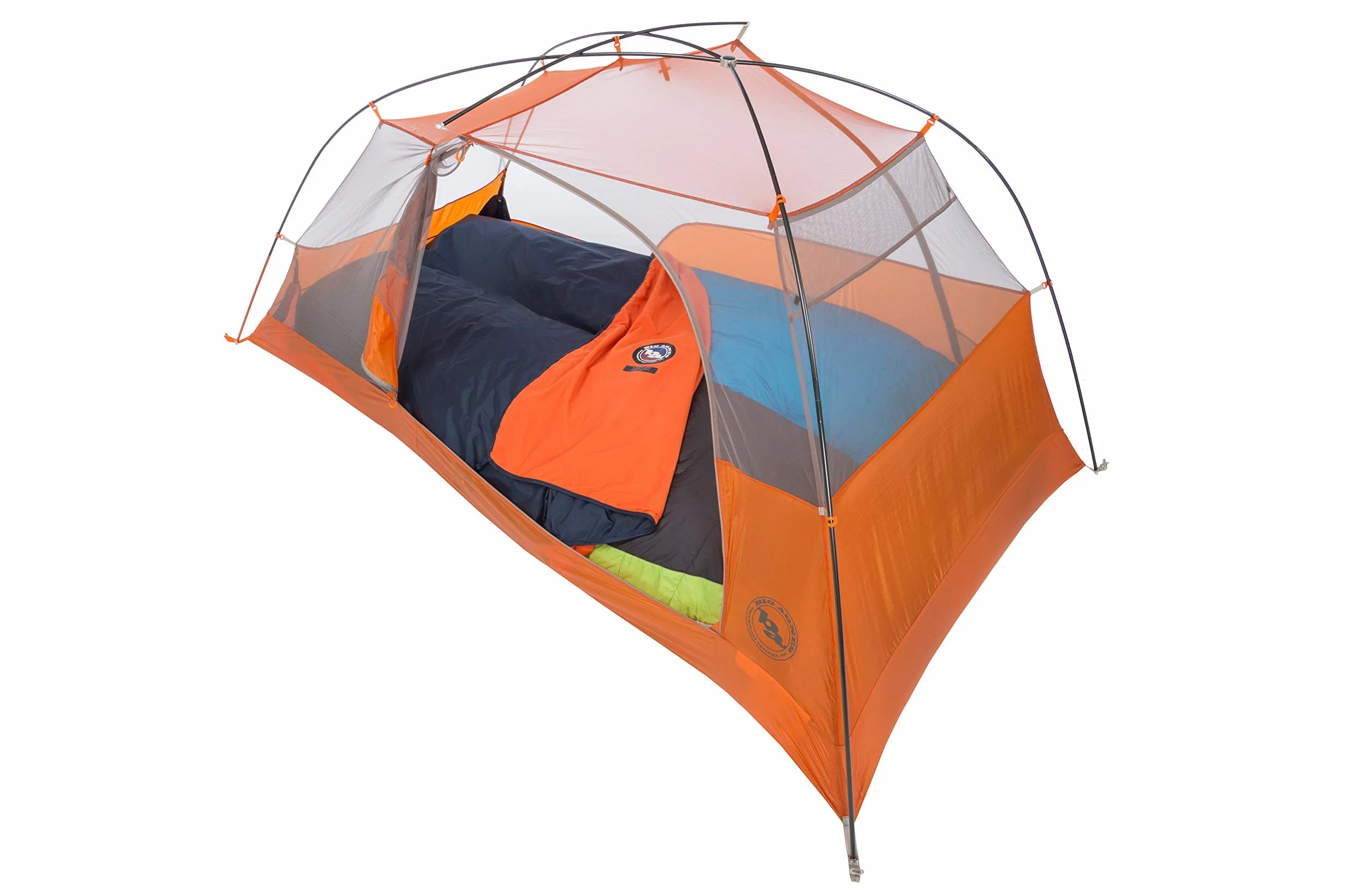 Tent Floor Protector, 90X90, Orange/Navy