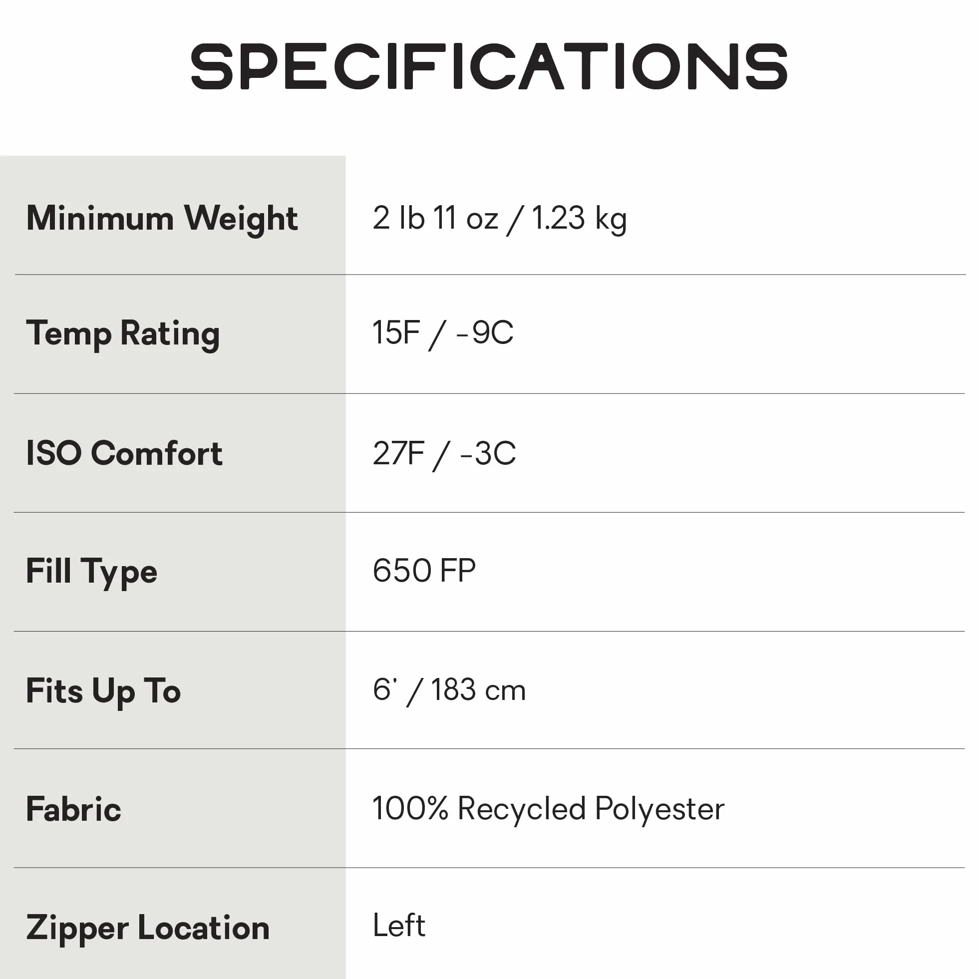 Disco Down Sleeping Bag | Men's & Women's, Endless Promise, Spoon Shape, Side Sleeper, Backpacking