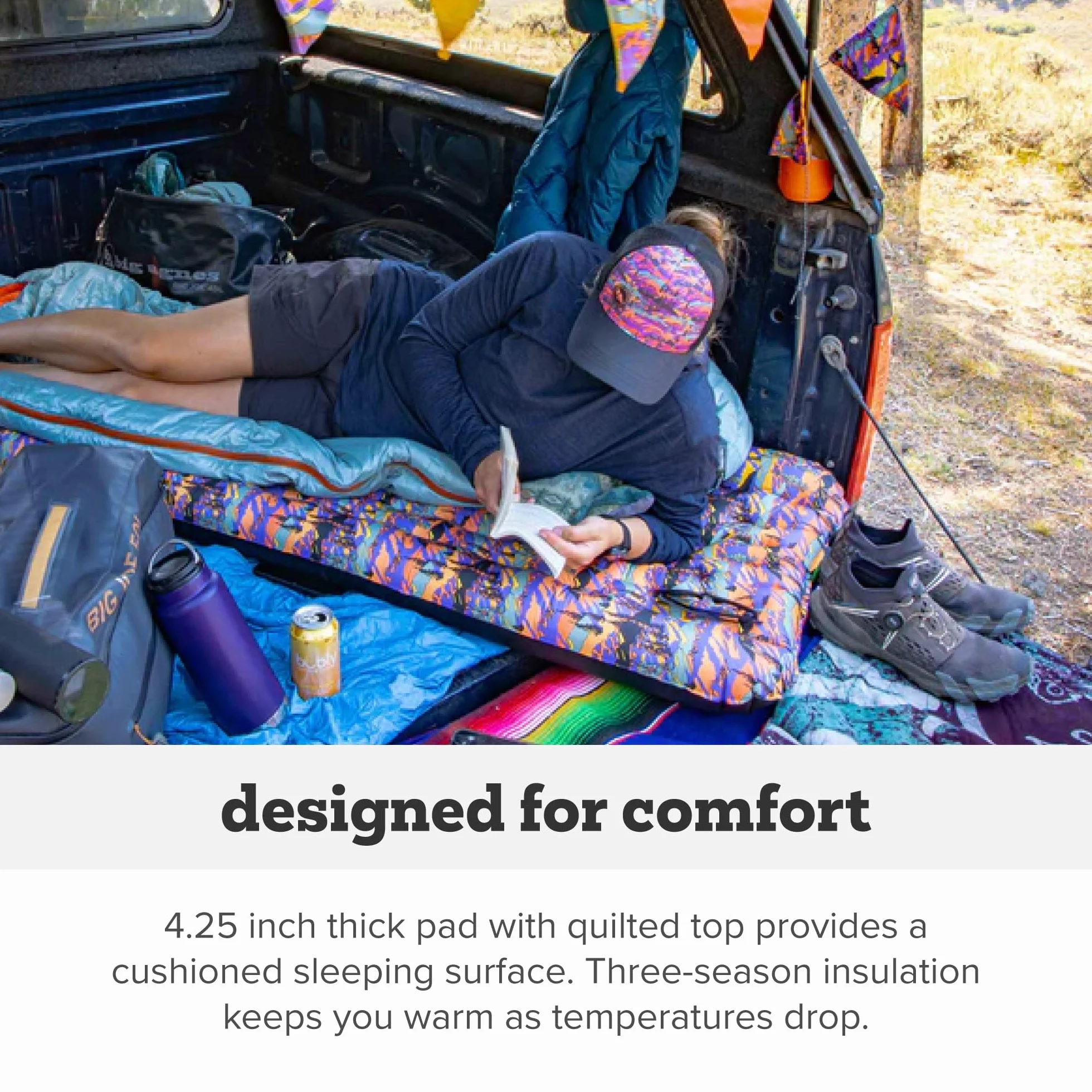 Rapide SL - Insulated Sleeping Pad, Regular (20X72) | Ultralight, compact design for all-season backpacking and hiking with a Pumphouse inflation sack and heat-reflective film