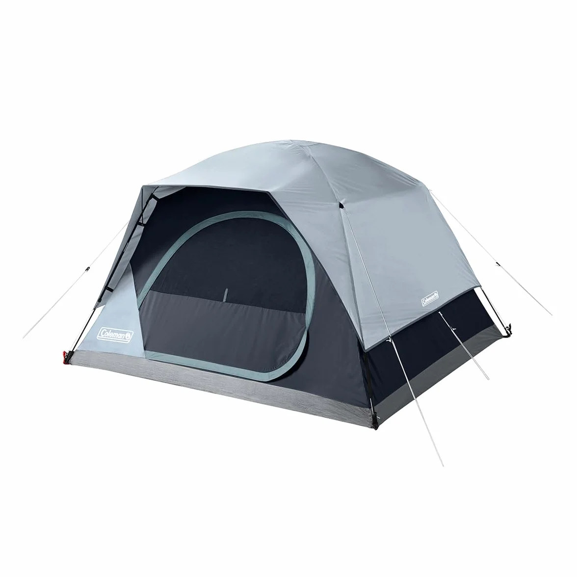 Skydome Tent with LED Lights & 5-Minute Setup, Weatherproof 4-Person Tent with Overhead Lighting, Made of PFAS-Free Materials
