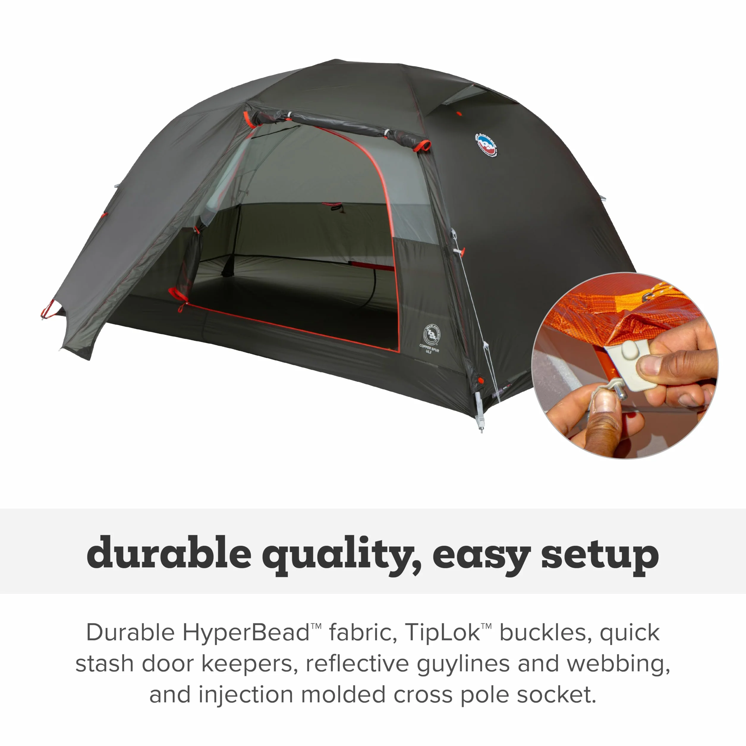 Copper Spur UL - Backpacking Tent | Ultralight 3-season waterproof tent with high-volume design, dual vestibules and anodized poles