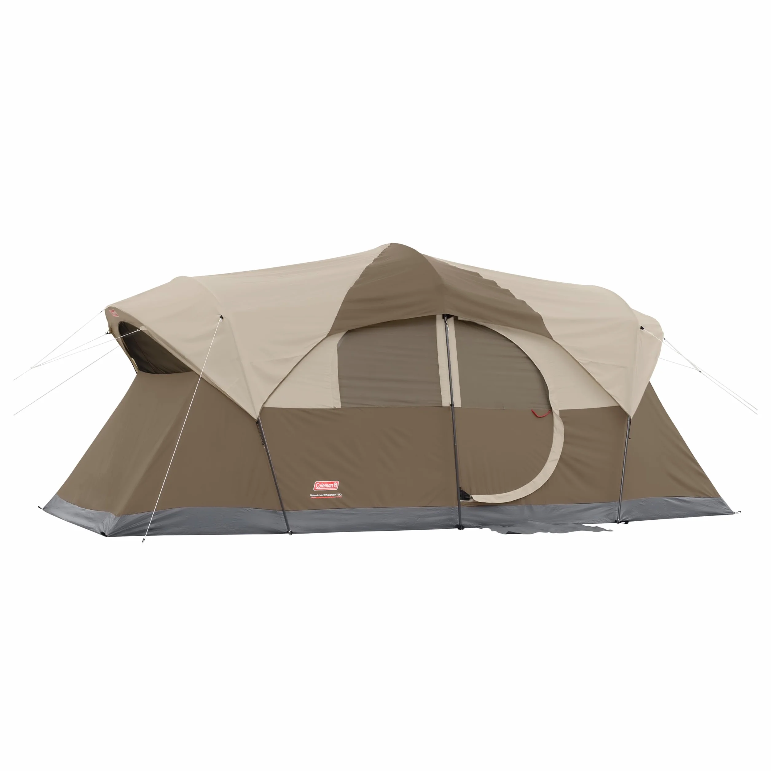 WeatherMaster Camping Tent with Rainfly & Room Divider, Spacious Weatherproof Family Tent with Carry Bag