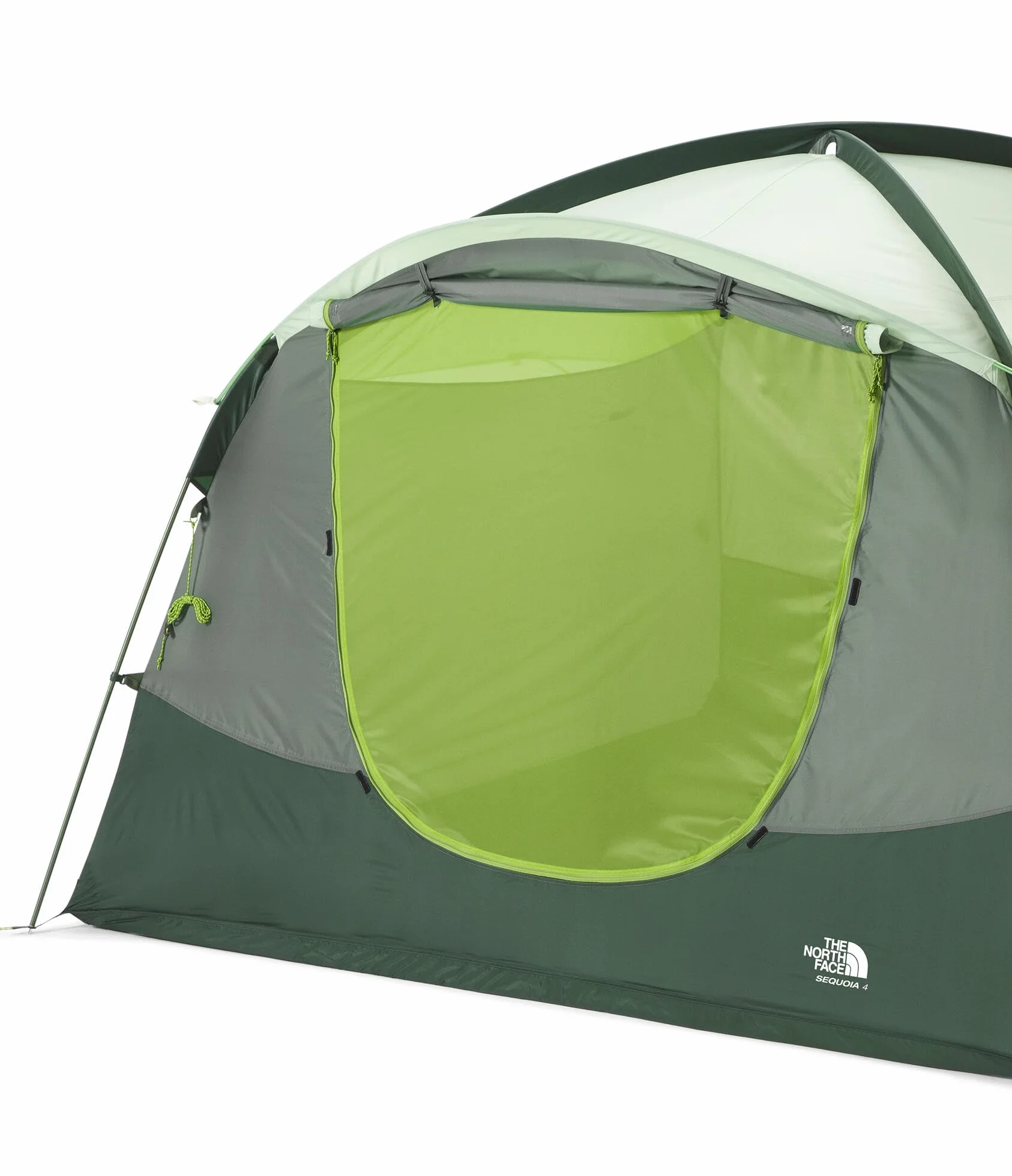 Sequoia 4 WP 4-Person Camping Tent, Agave Grn, OSFA | Four-Person Waterproof Camping Tent, Spacious & Easy to Set Up, 2 Zipper Doors