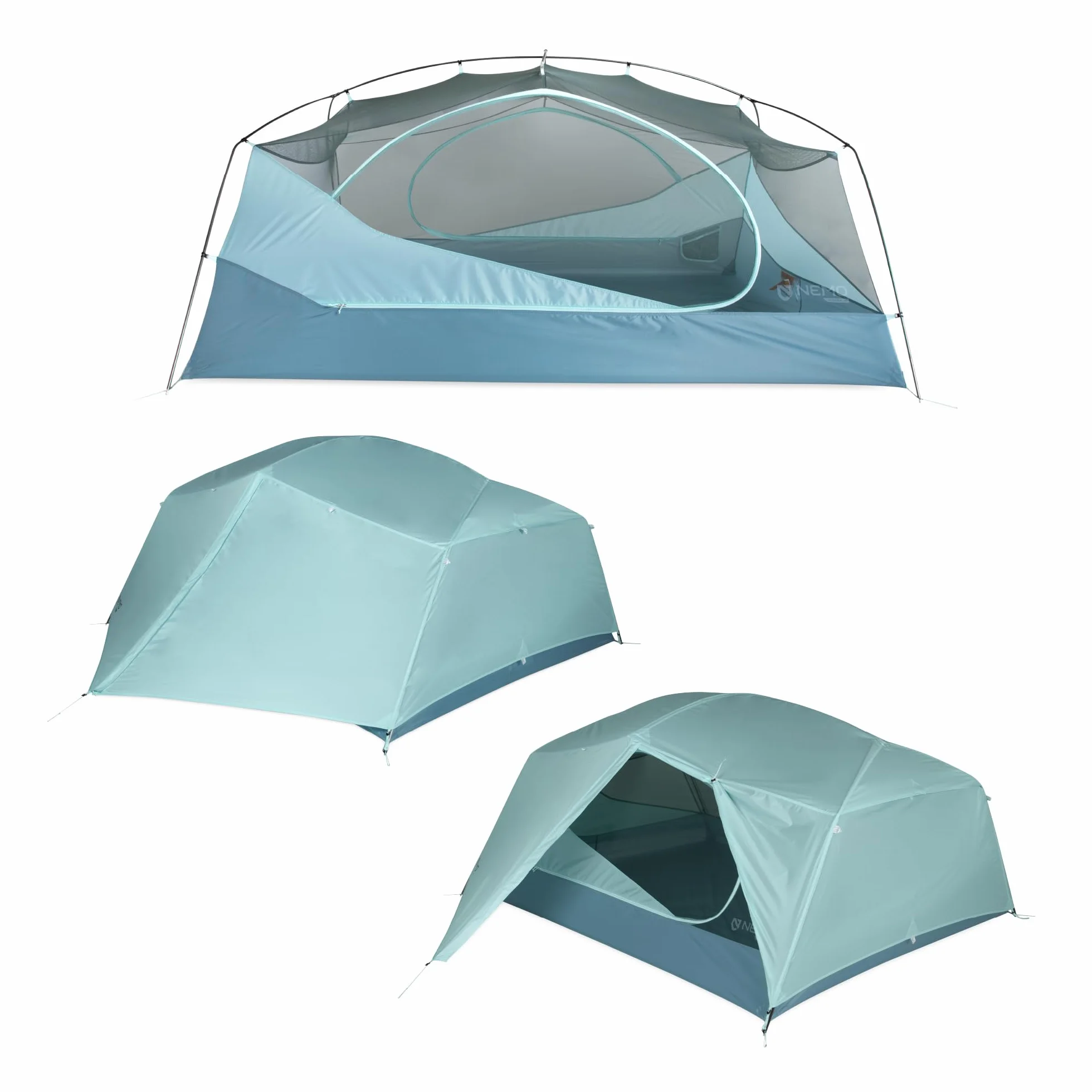 Aurora Backpacking Tent & Footprint | Spacious, Family, Camping, 3-Season