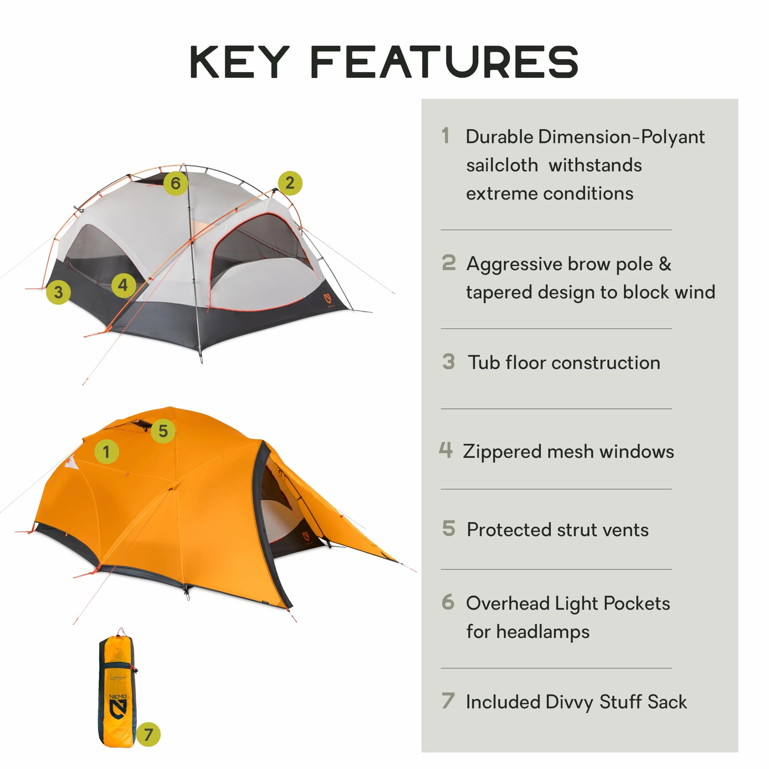 Kunai 3-4 Season Backpacking Tent | Lightweight, All-Season, Versatile
