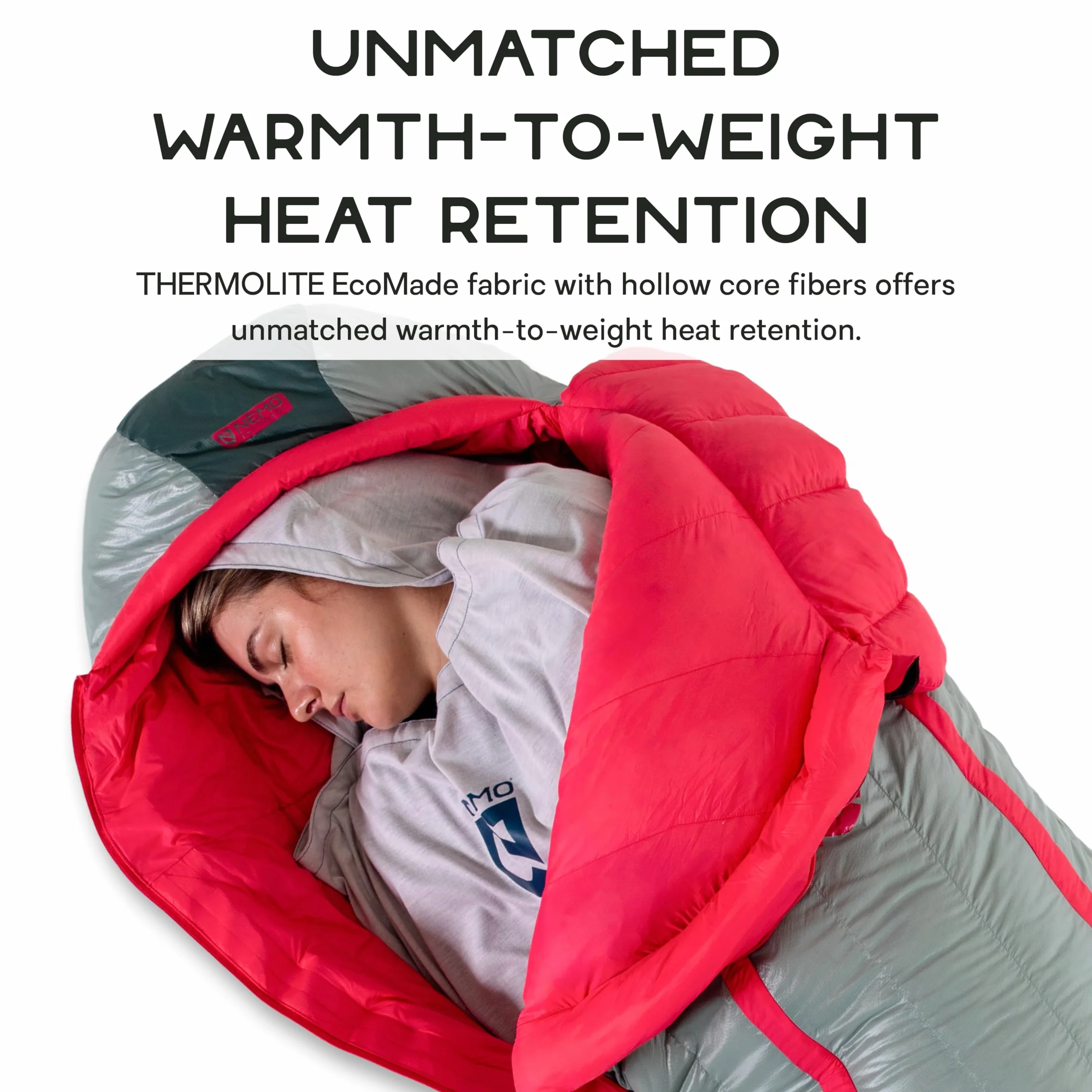 Tracer Sleeping Bag Liner - Vapor - Regular | Odor Protection, Machine Washable, Added Warmth, Backpacking