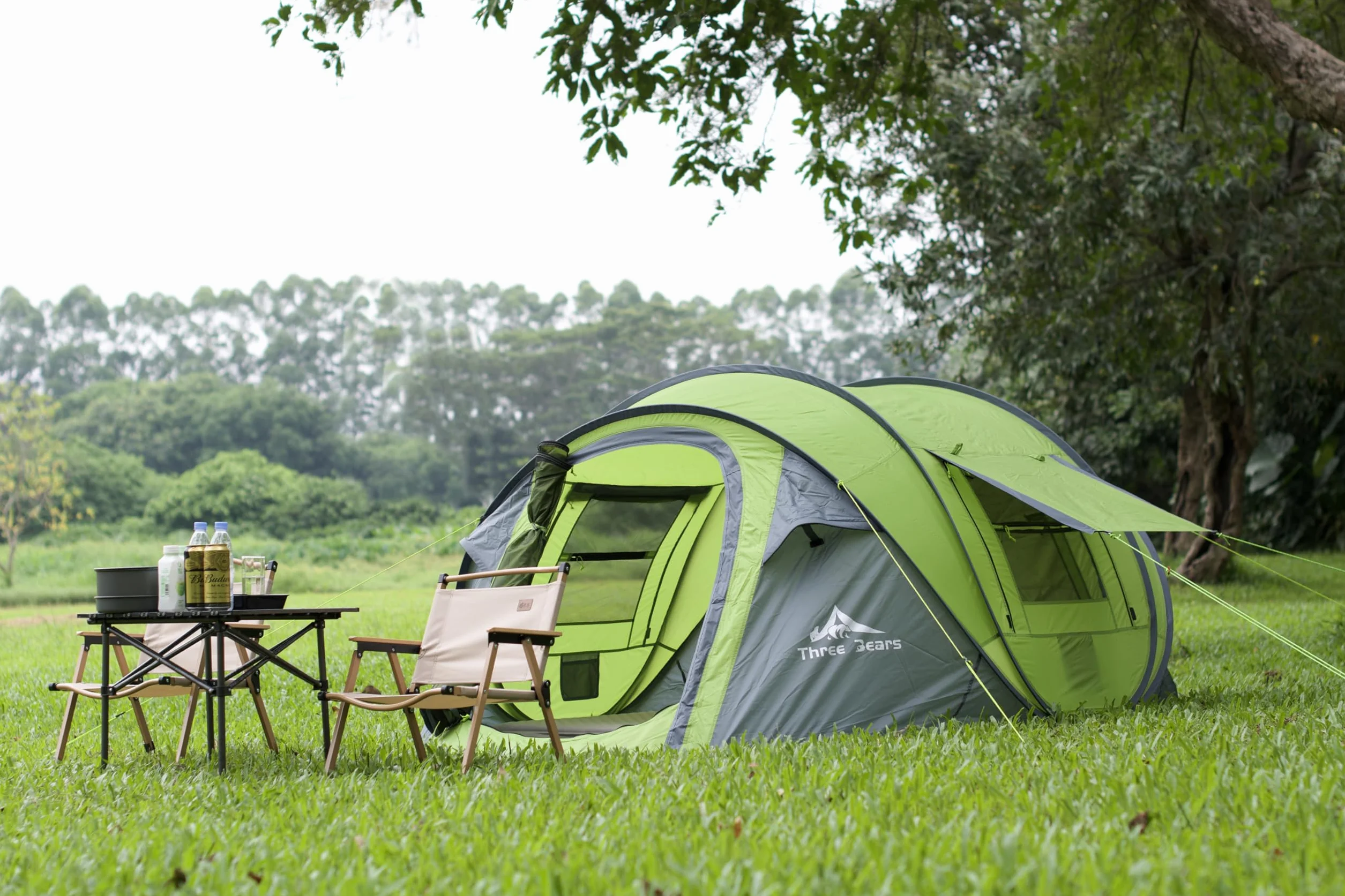 Instant Pop-Up Tent–2 Person Tent with Easy Automatic Setup, Ideal for Camping, Traveling, and Outdoor Adventures. Quick and Convenient Assembly