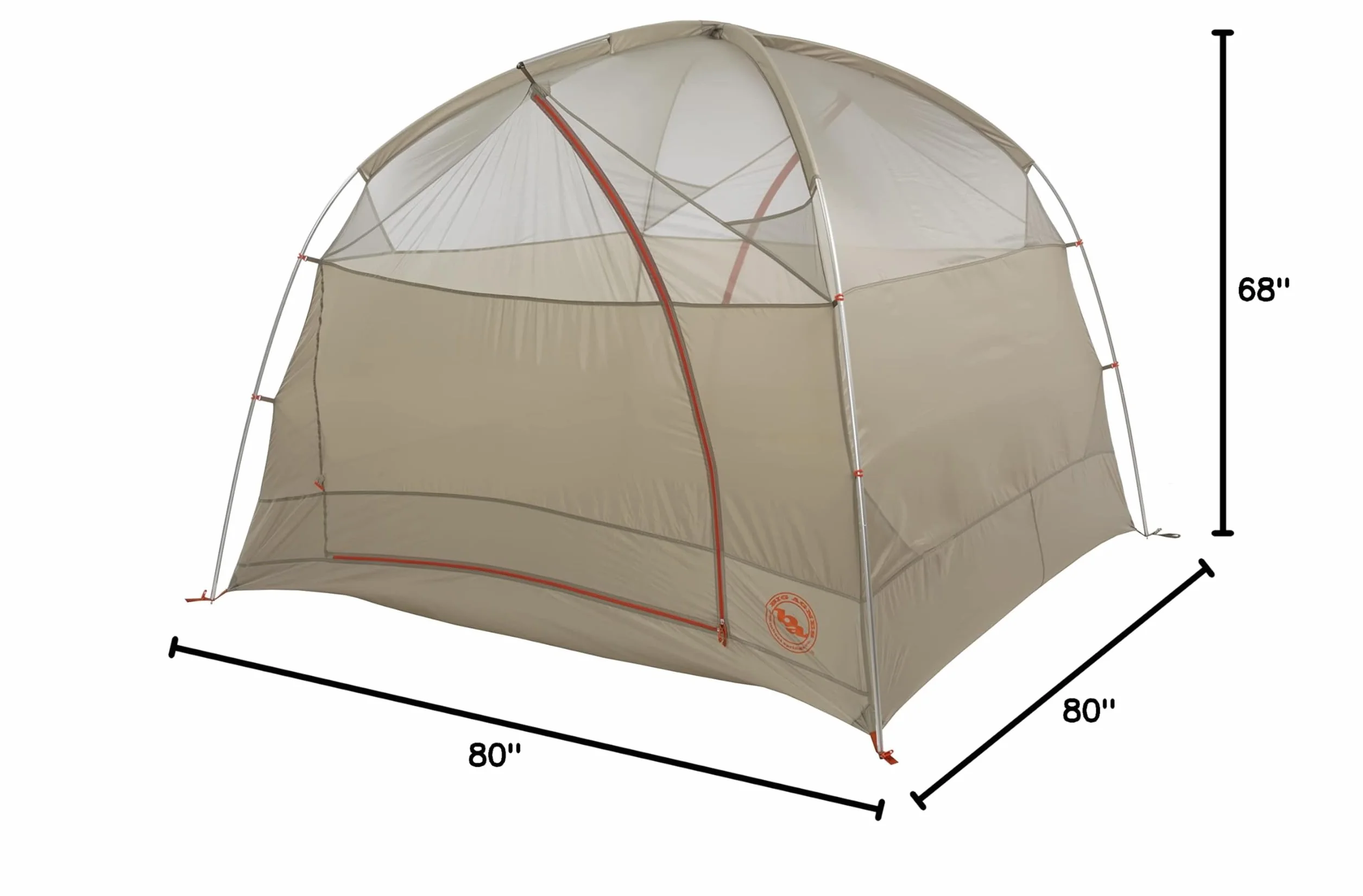 Spicer Peak Tent: 6-Person 3-Season, Olive, One Size | 3-Season