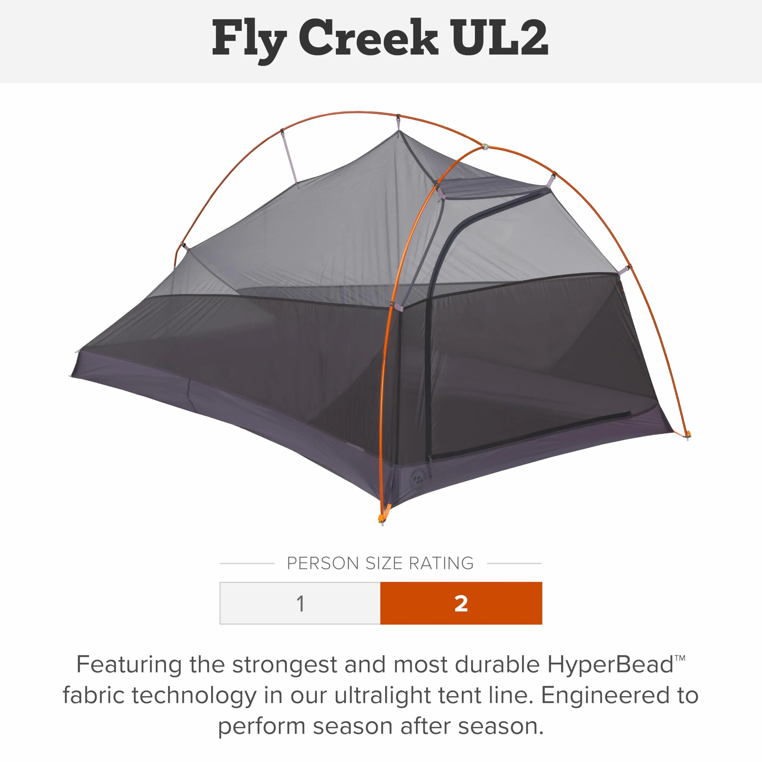 Fly Creek UL - 3-Season Backpacking Tent | Ultralight waterproof tent with proprietary fabric, premium poles and compact pack size for backpacking