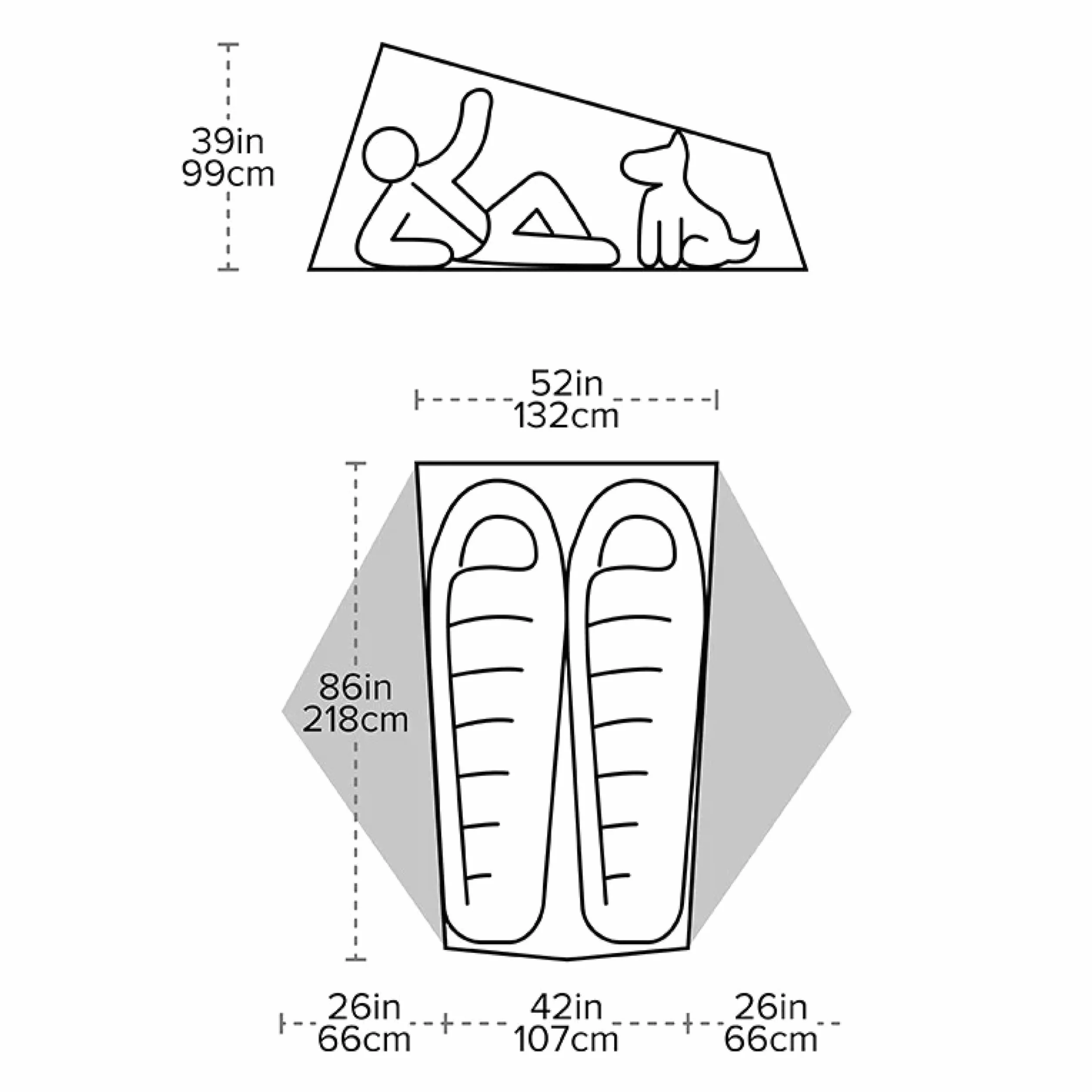 Tiger Wall UL Ultralight Bikepacking Tent with UV-Resistant Solution Dyed Fabric