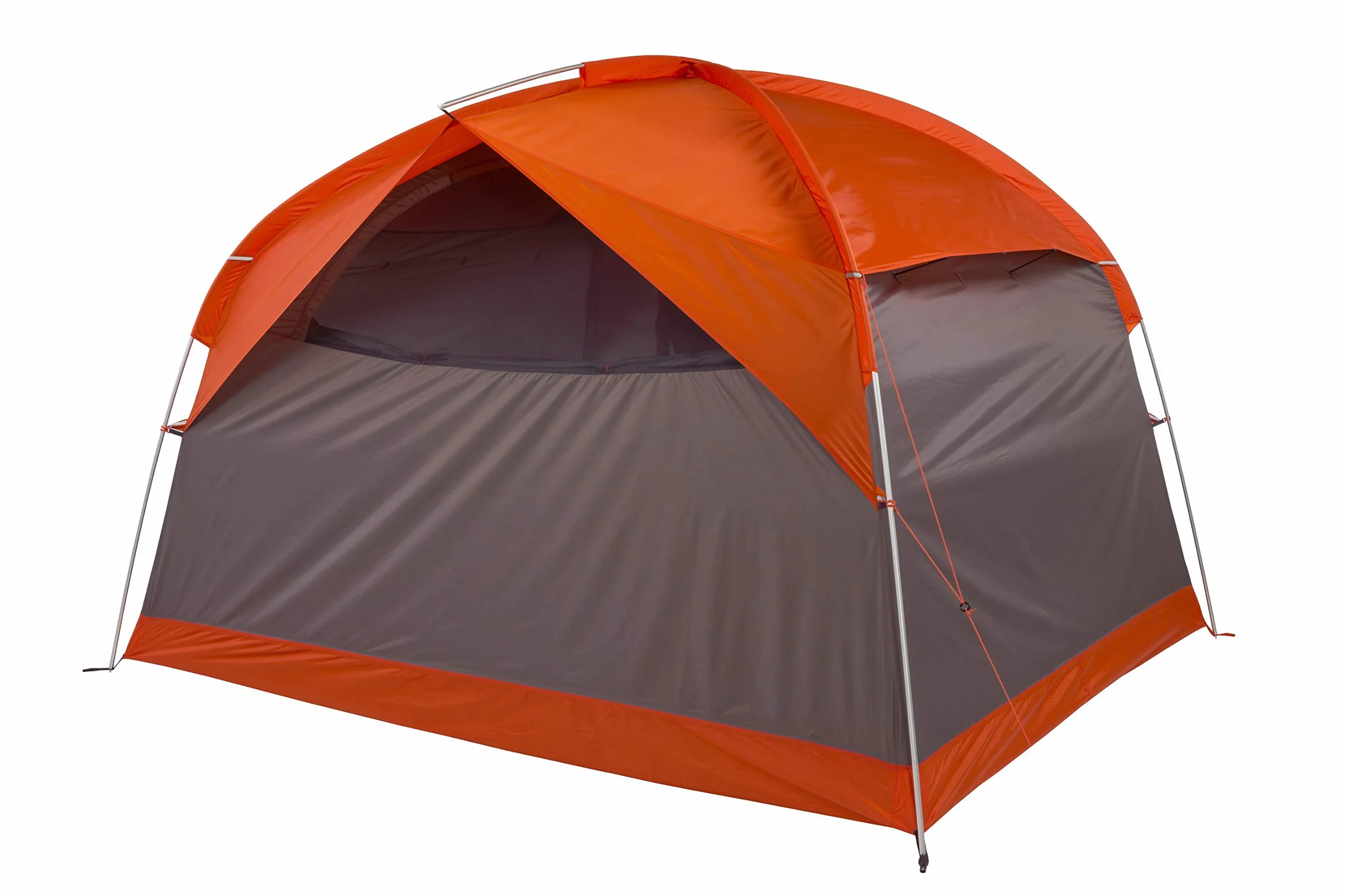 Dog House 6 Tent: 6-Person 3-Season, Orange/Taupe/Eggplant, One Size