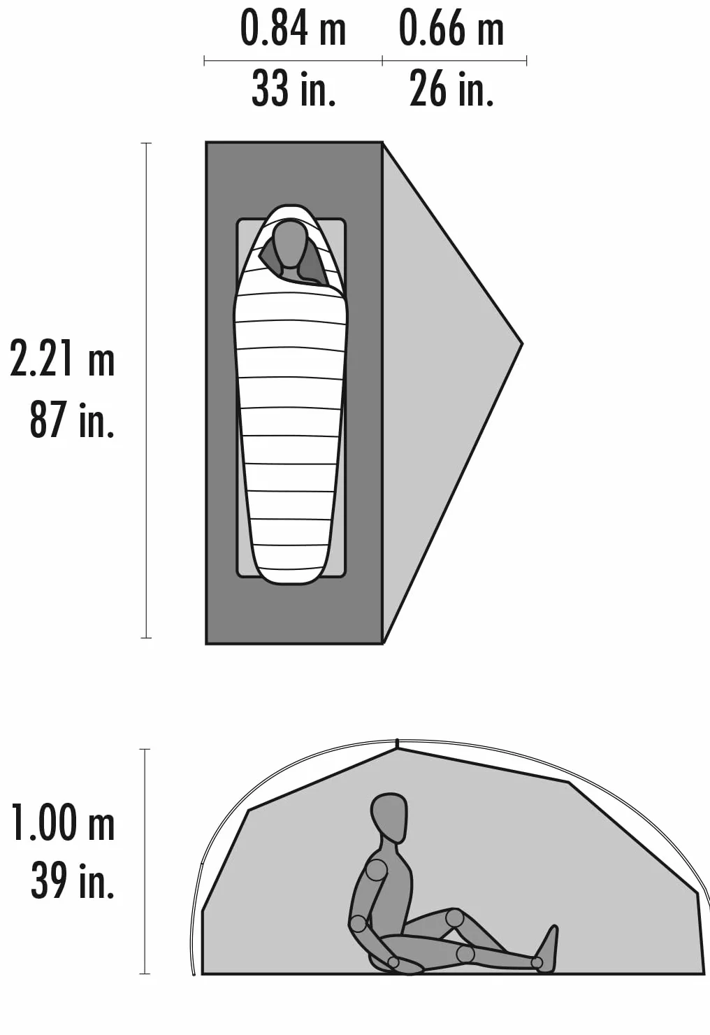 Freelite 1-Person Ultralight Backpacking Tent | Ultralight
