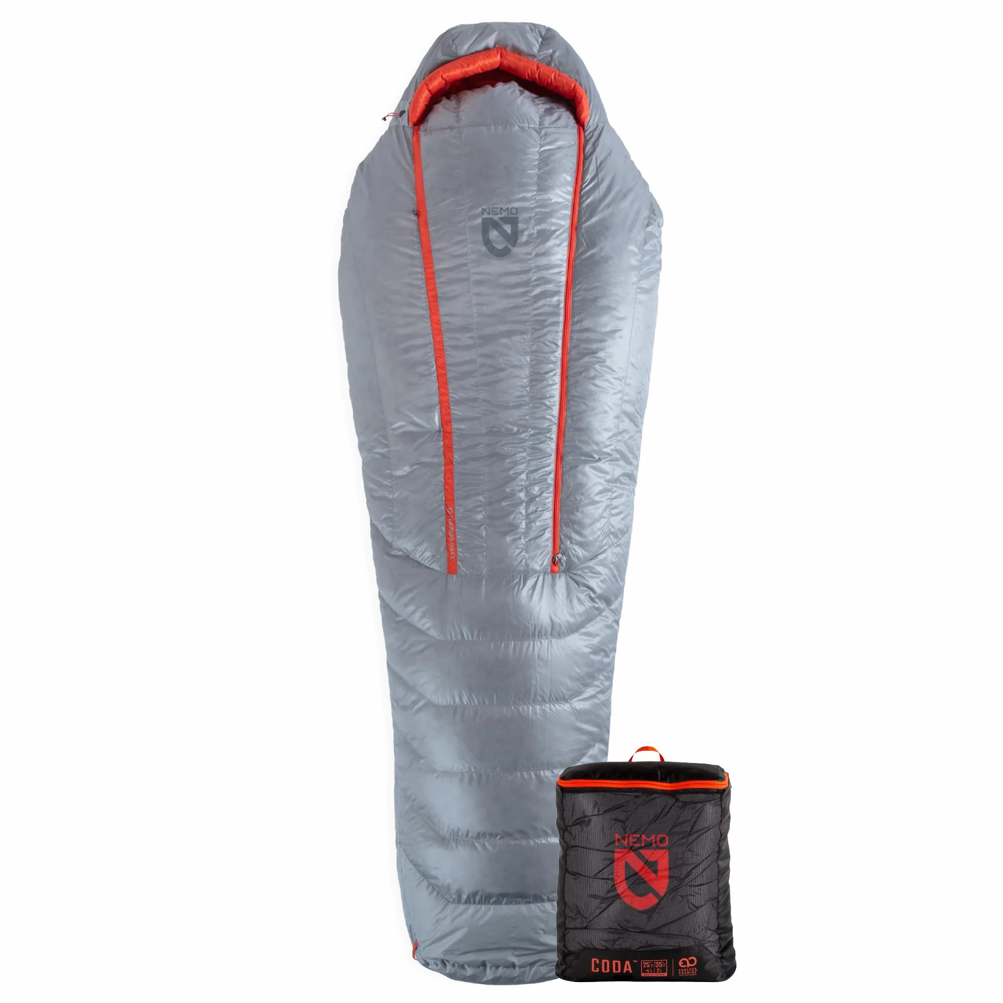 Coda Down Mummy Sleeping Bag | Unisex, Endless Promise, Fully Recyclable, Cold Weather