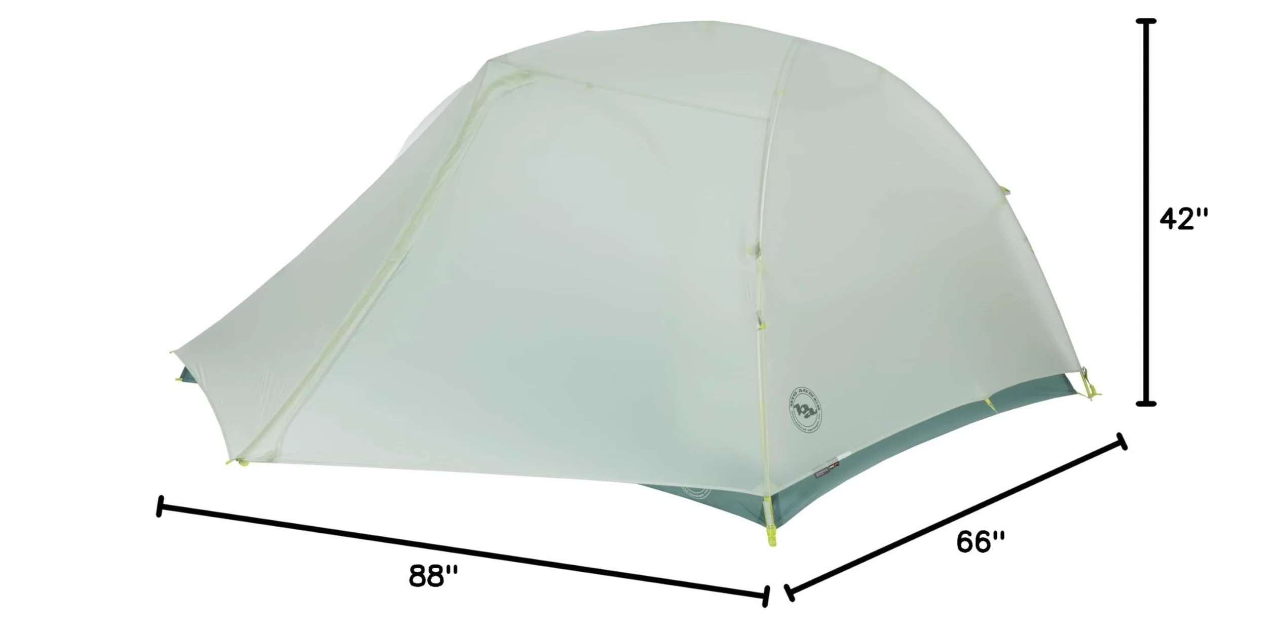 Tiger Wall Platinum - Ultralight 3-Season Tent | Semi-freestanding double-door tent with proprietary fabric, Low Vent airflow, and roomy interior space