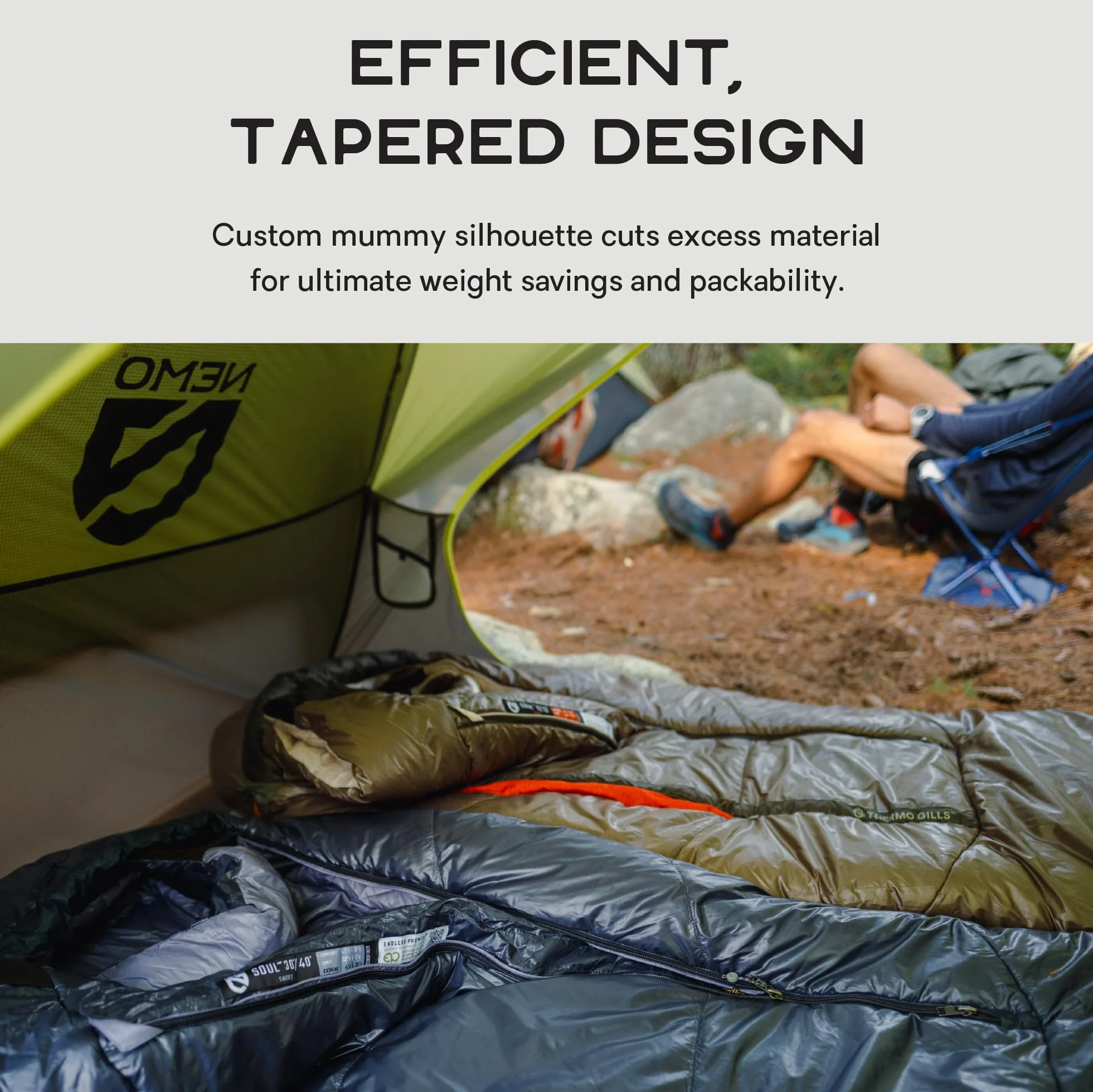 Soul Synthetic Mummy Sleeping Bag | Unisex, Endless Promise, Fully Recyclable