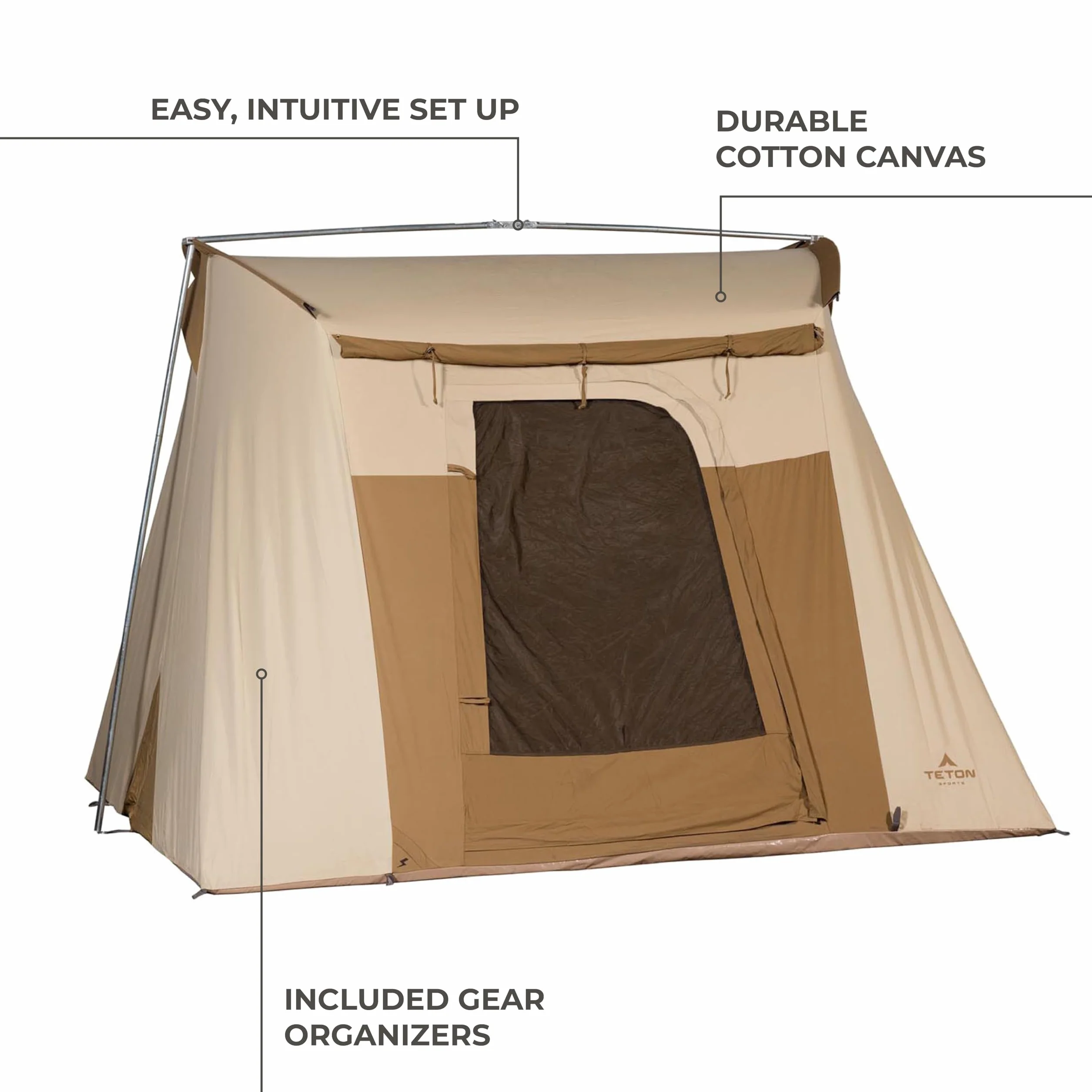 Canvas Tents, Tent for Family Camping in All Seasons, The Right Shelter for Your Base Camp, Waterproof
