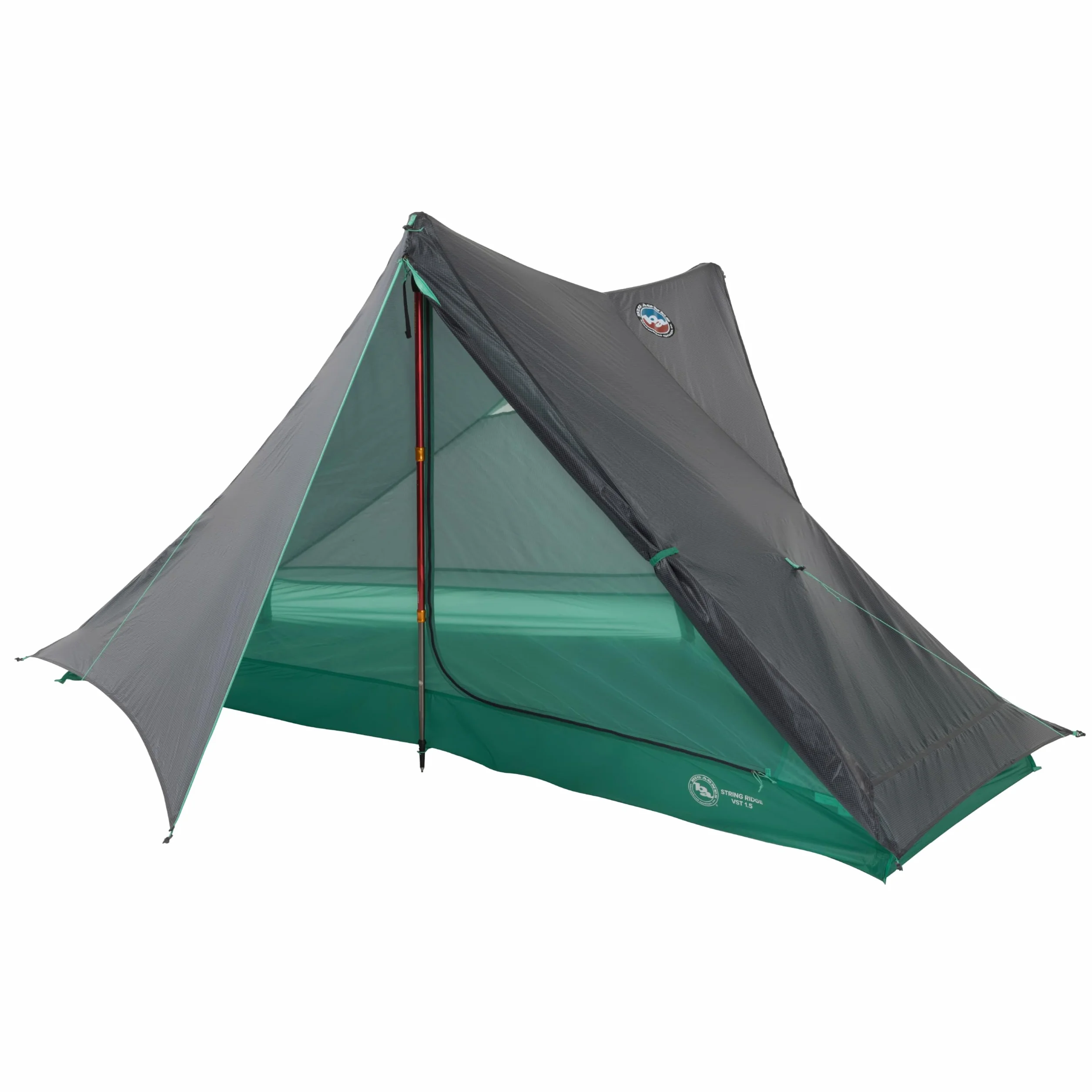 String Ridge VST - Trekking Pole Backpacking Tent | Premium ultralight 3-season waterproof tent with fabric, hybrid ventilation, and extra interior space