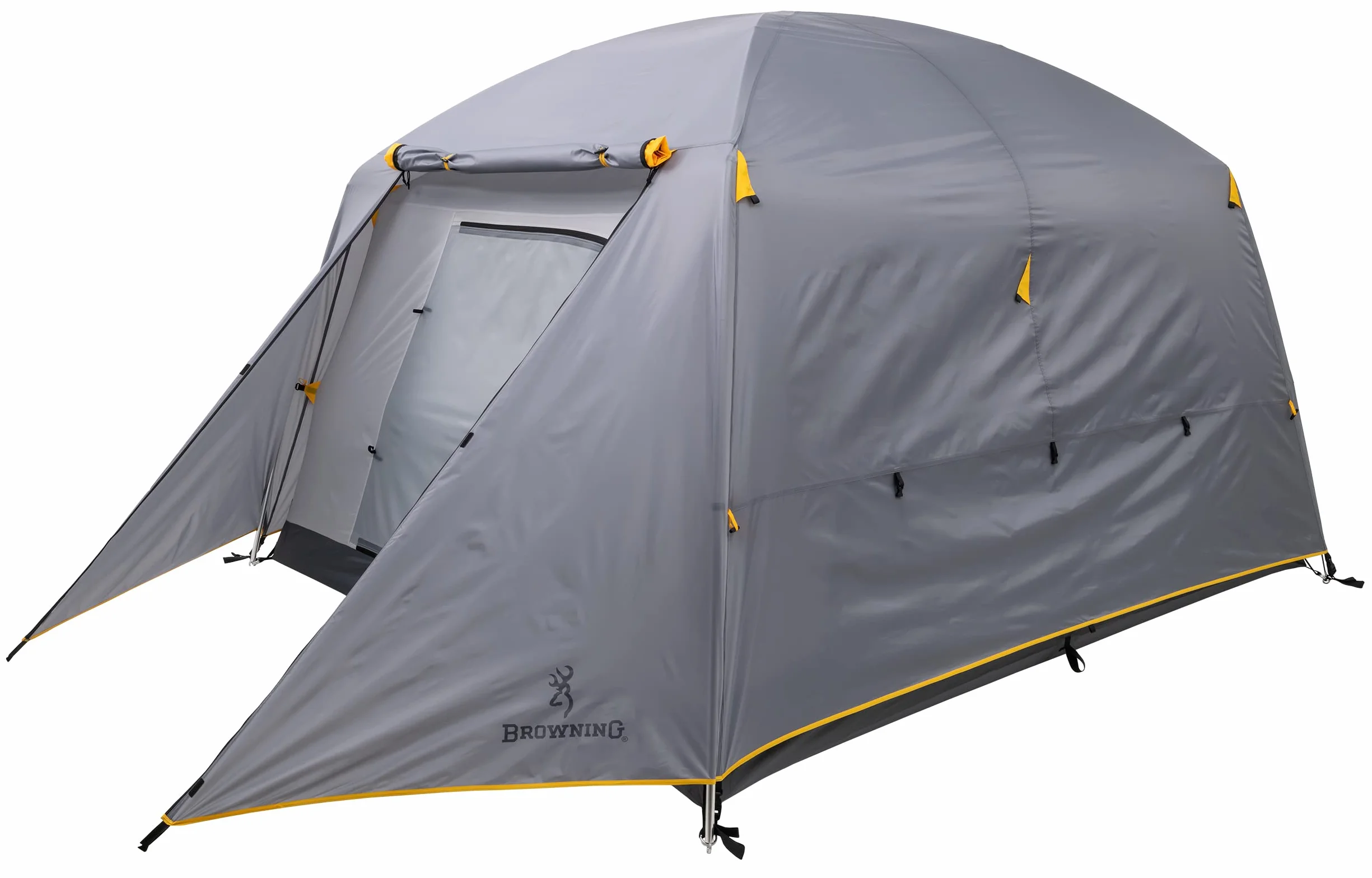 Camping Glacier 4-Person Tent, Free-Standing Cabin Style with Full Coverage Fly