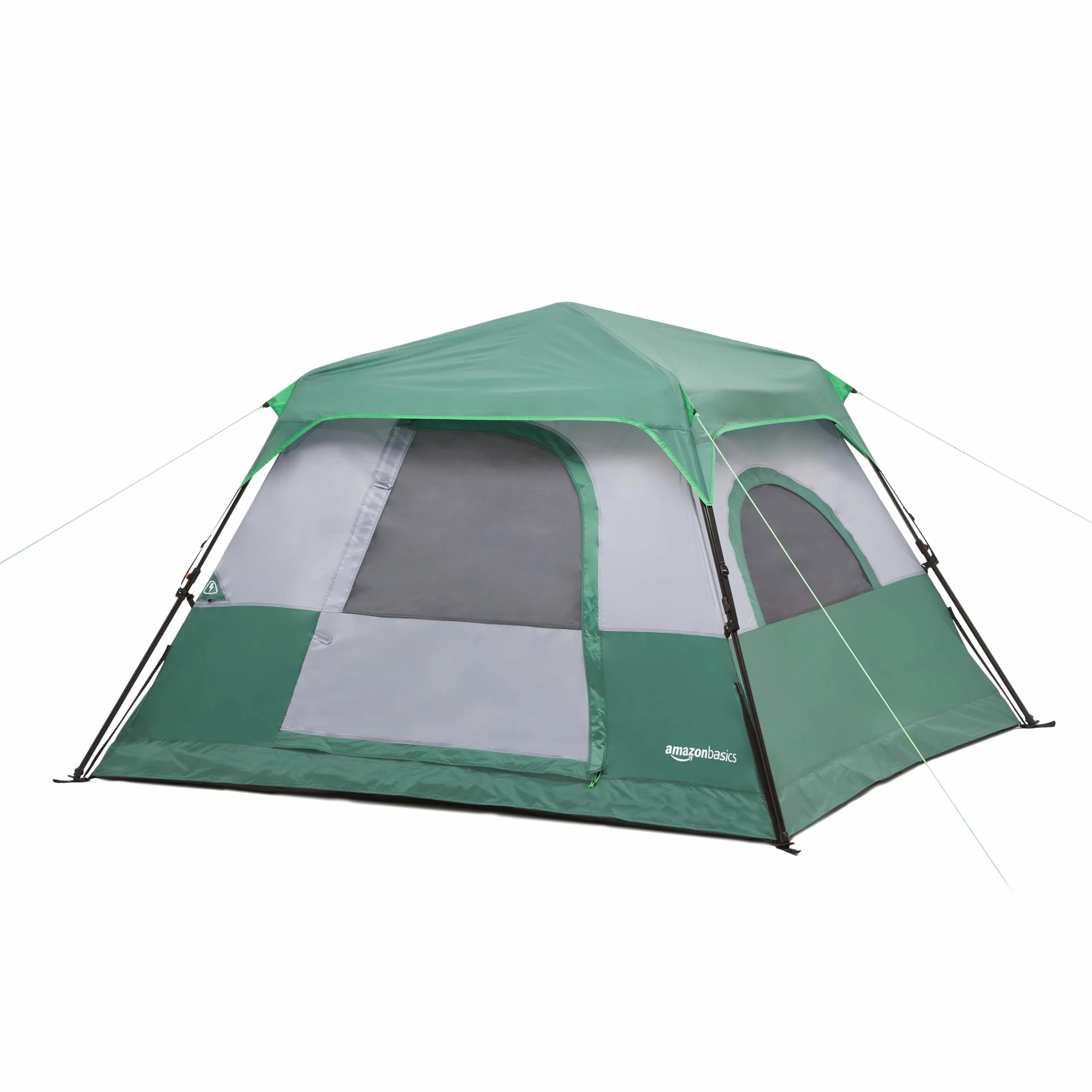 Instant Camping Tent with Rainfly, Weather-Resistant, Quick Setup