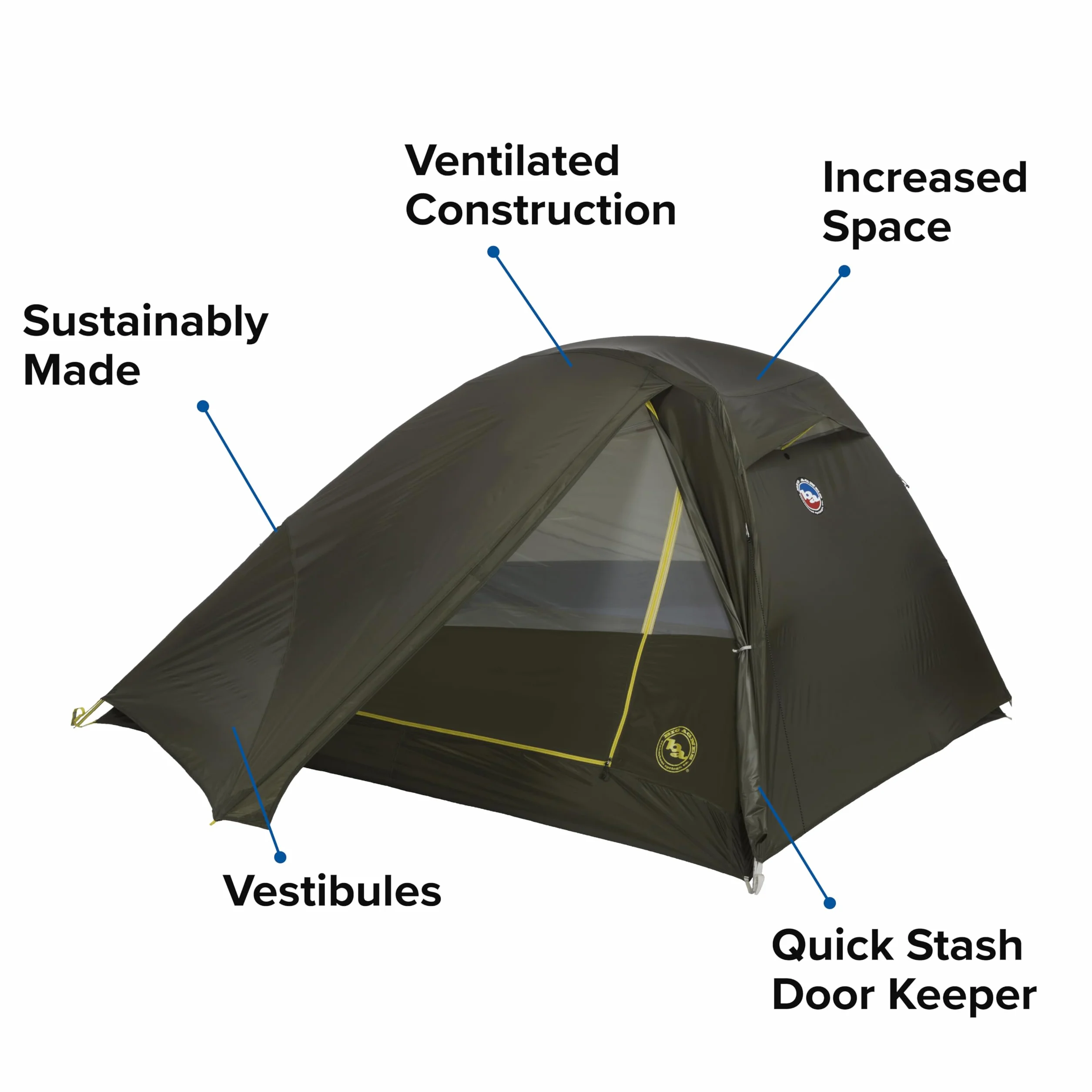 Crag Lake SL2 & SL3 | Three Season, Freestanding, Sustainably-Produced Superlight Tent