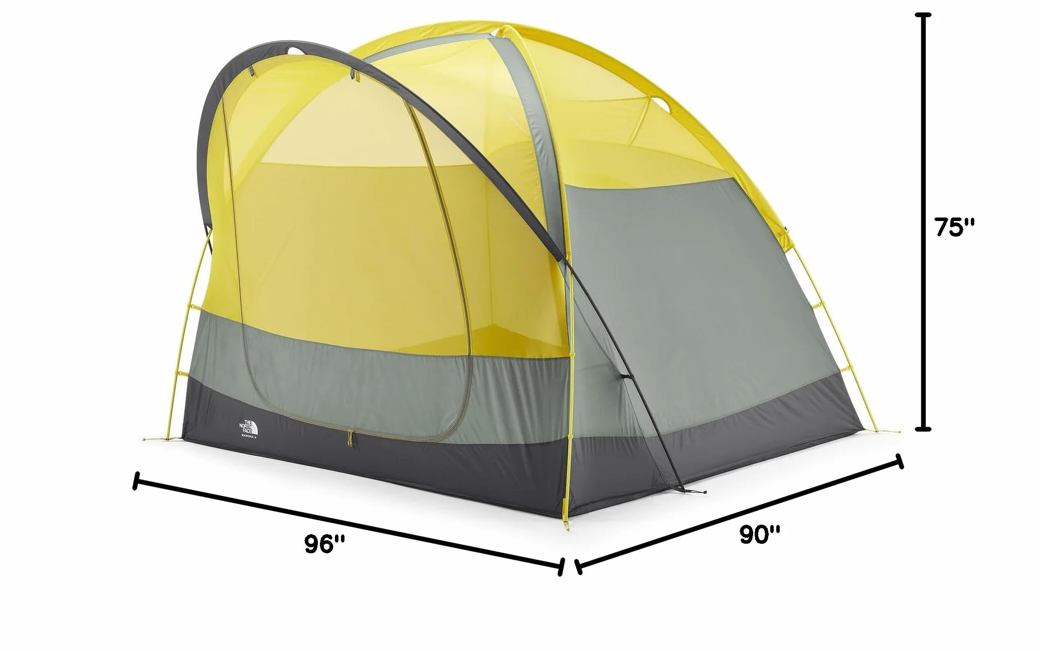Tents Wawona 4 Tent | Four-Person Camping Tent, Water Repellent, Spacious & Easy to Set Up, Attached Vestibule Area