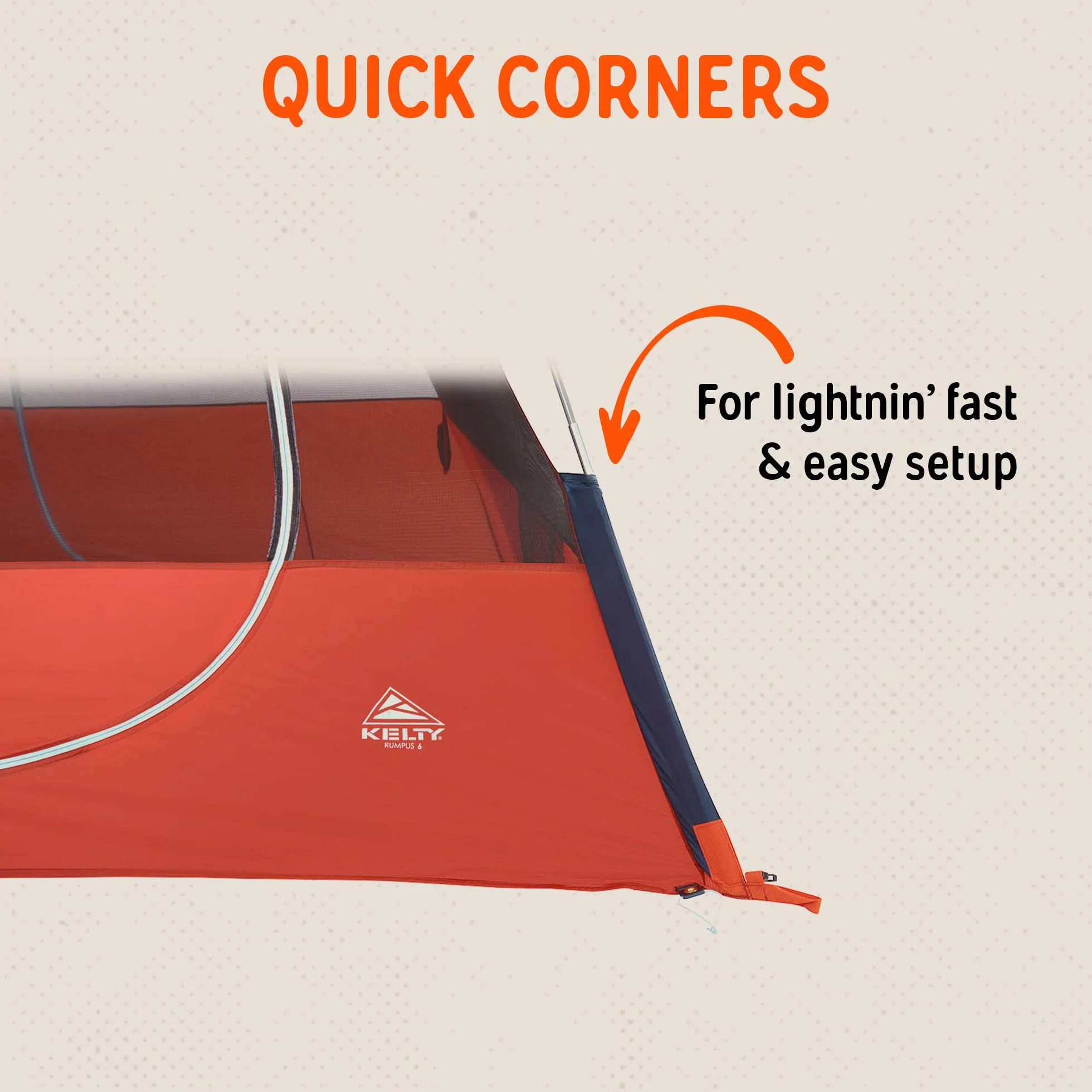 4/6 Person Freestanding Rumpus Tent for Camping, Car Camping, Festivals and Family with Extra Large Vestibule
