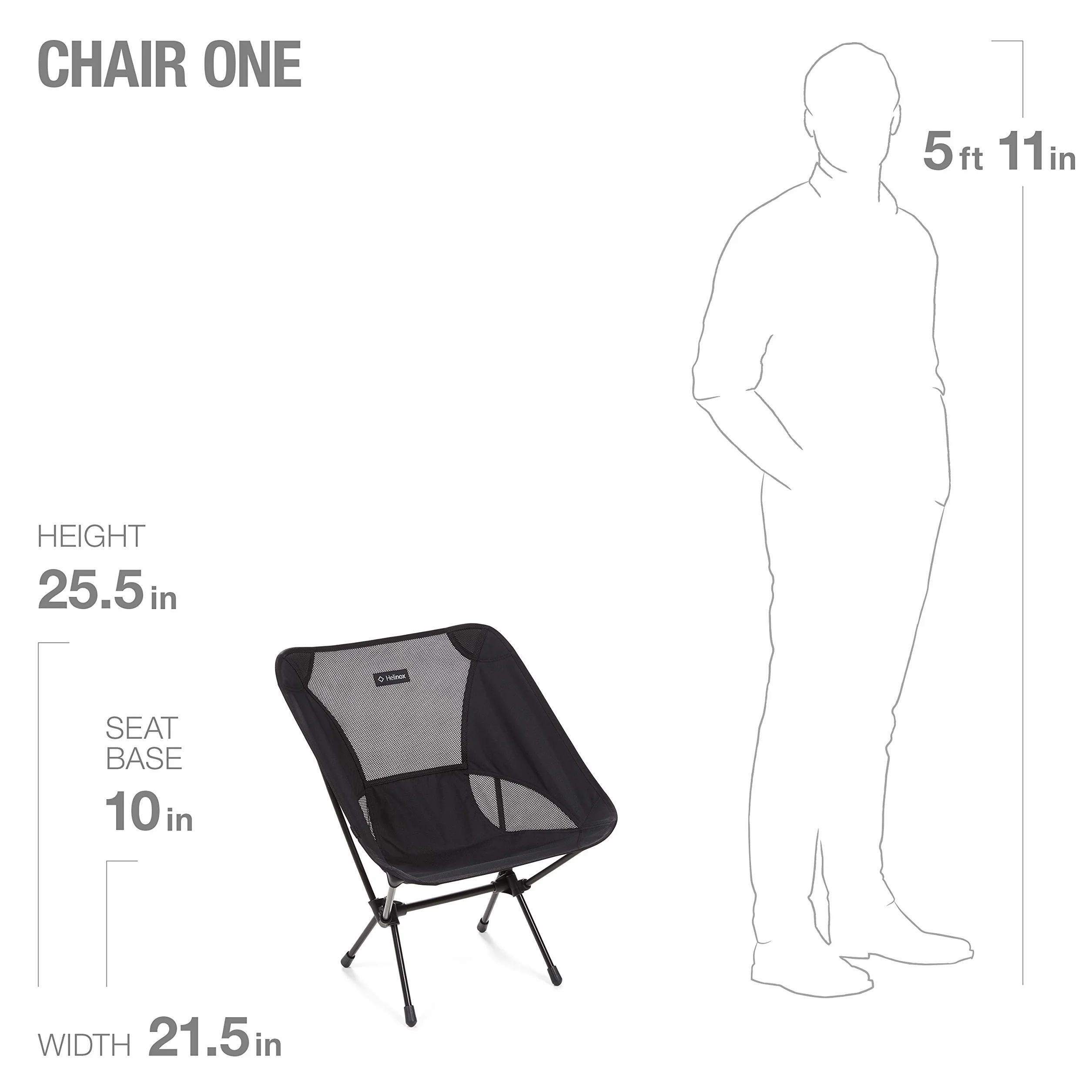 Chair One Lightweight, Portable, Collapsible Camping Chair