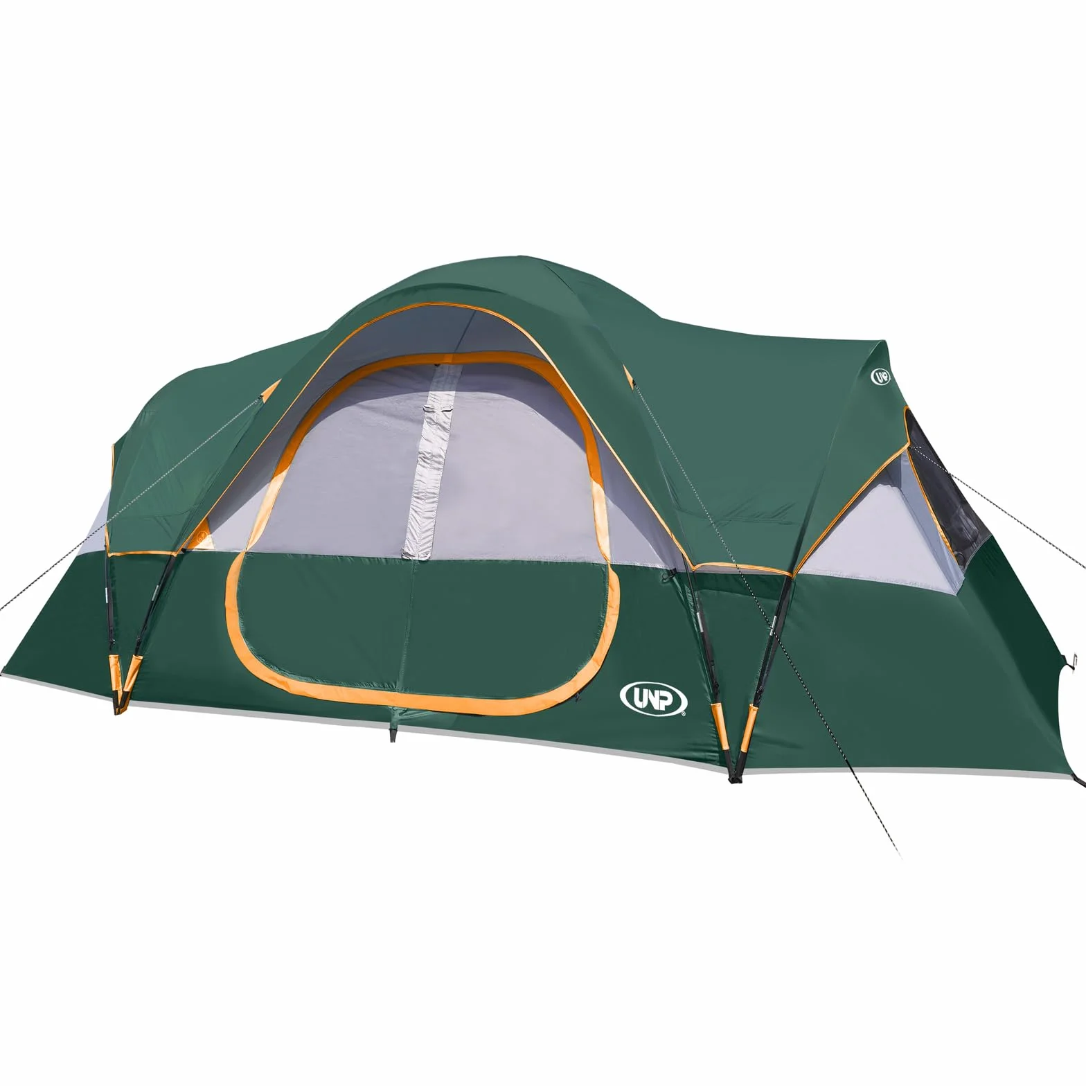 10 Person Tents for Camping Family Outdoor Camping Tent | 2 Rooms with Rainfly, Waterproof 5 Large Mesh Windows Size 18ft x 9ft x78in