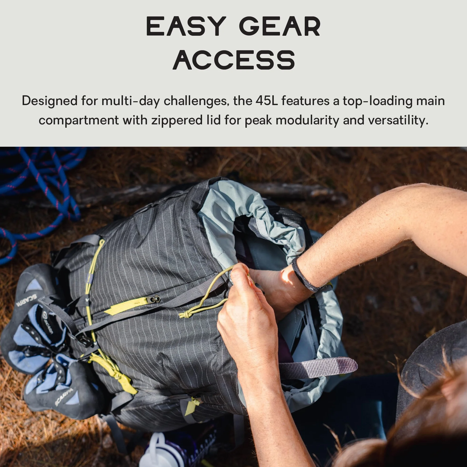 Persist All-Adventure Backpack | Men's & Women's, Endless Promise, Mountain, Technical, Fully Recyclable