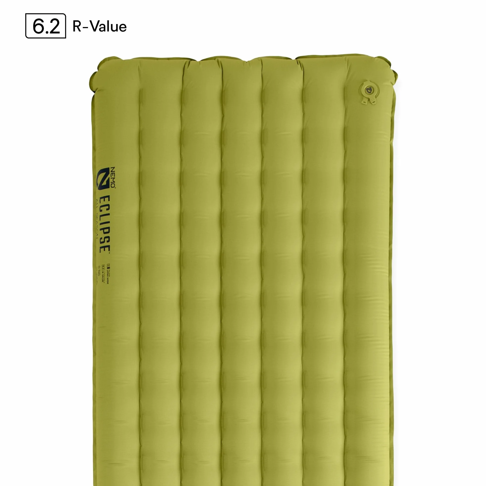 Eclipse Sleeping Pad - Birch Bud/Stormy Night - Long Wide | All-Season, Lightweight, Insulated, Inflatable, Camping, Backpacking